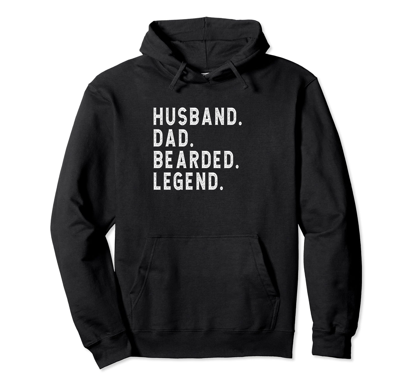 Husband Dad Bearded Legend Fathers Day Hoodie - Fun Novelty Design Unisex - T-Shirt, Sweatshirt, Hoodie