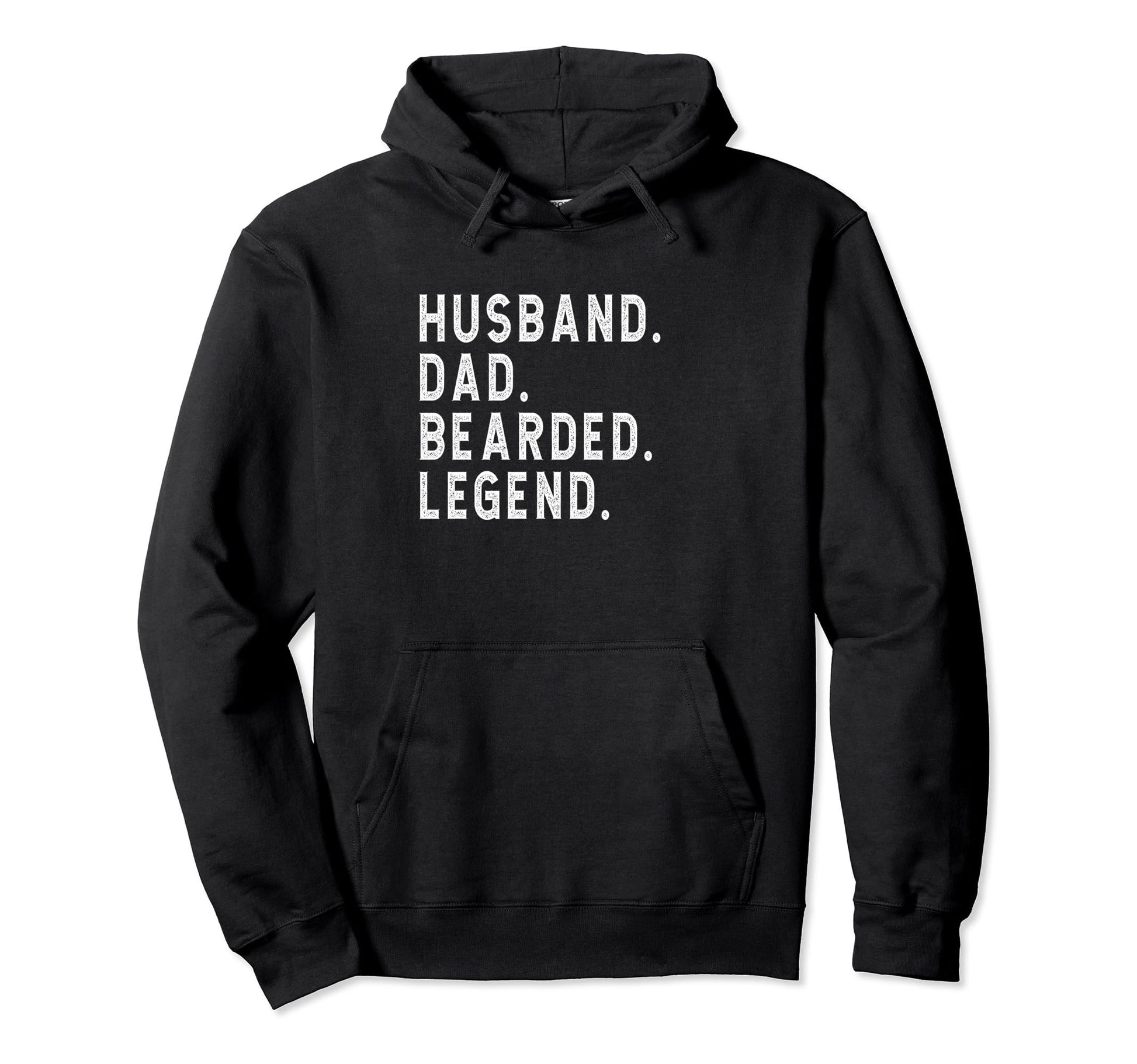 Husband Dad Bearded Legend Fathers Day Hoodie - Fun Novelty Design Unisex - T-Shirt, Sweatshirt, Hoodie