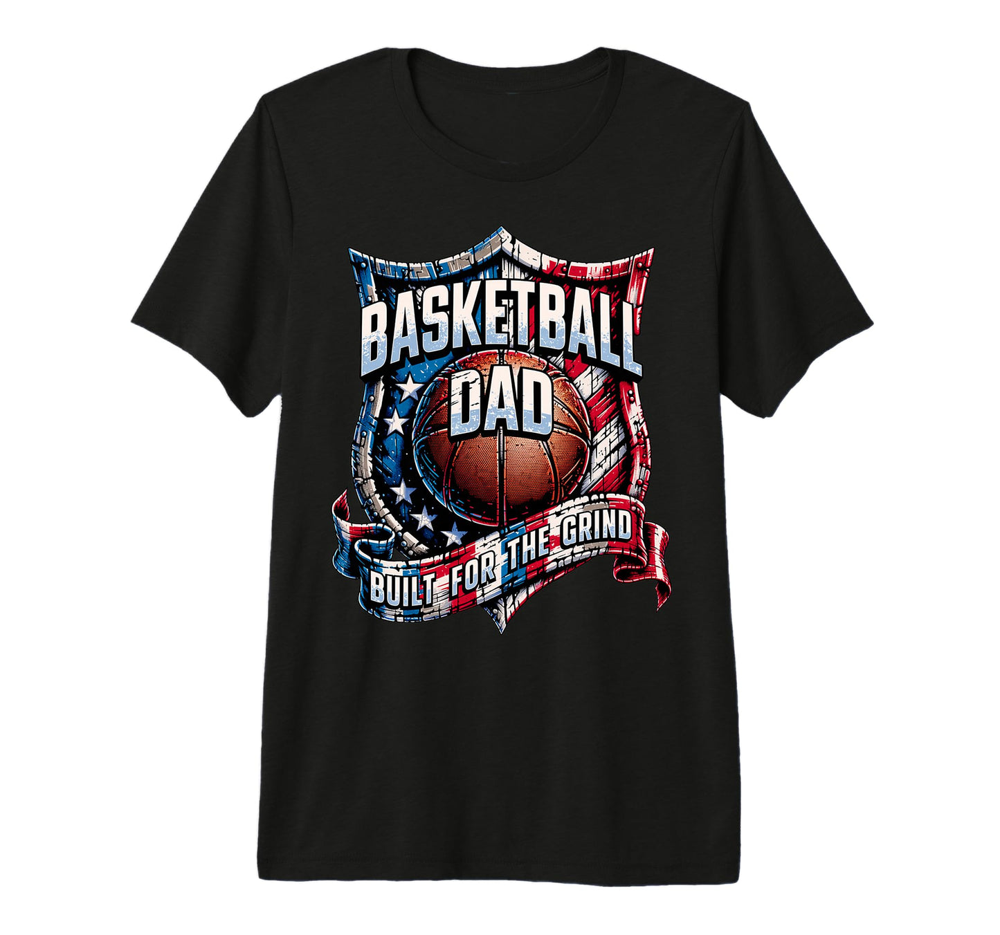 Funny Proud Basketball Dad Tri Blend T-Shirt - Streetwear Style for Adults - T-Shirt, Sweatshirt, Hoodie