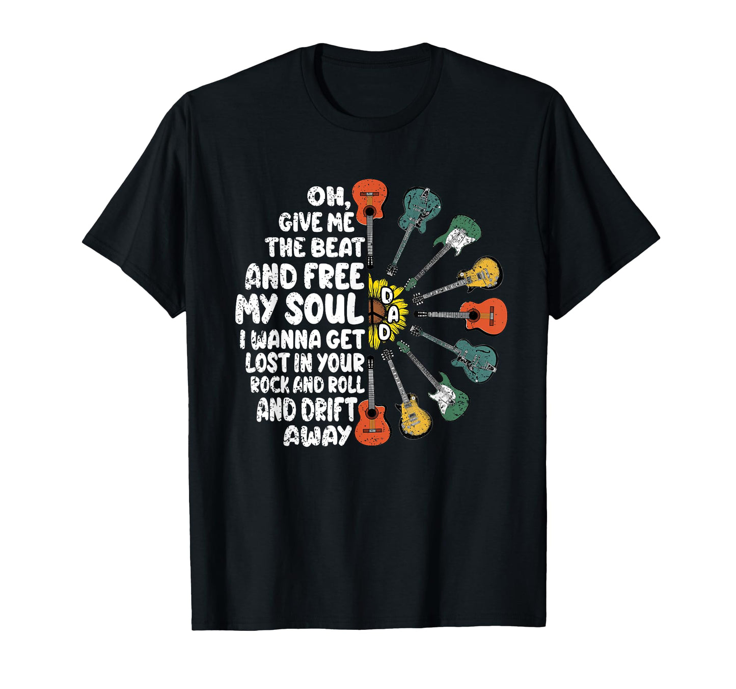 Guitar Player Dad Fathers Day T-Shirt - Unique Graphic for Adults - T-Shirt, Sweatshirt, Hoodie