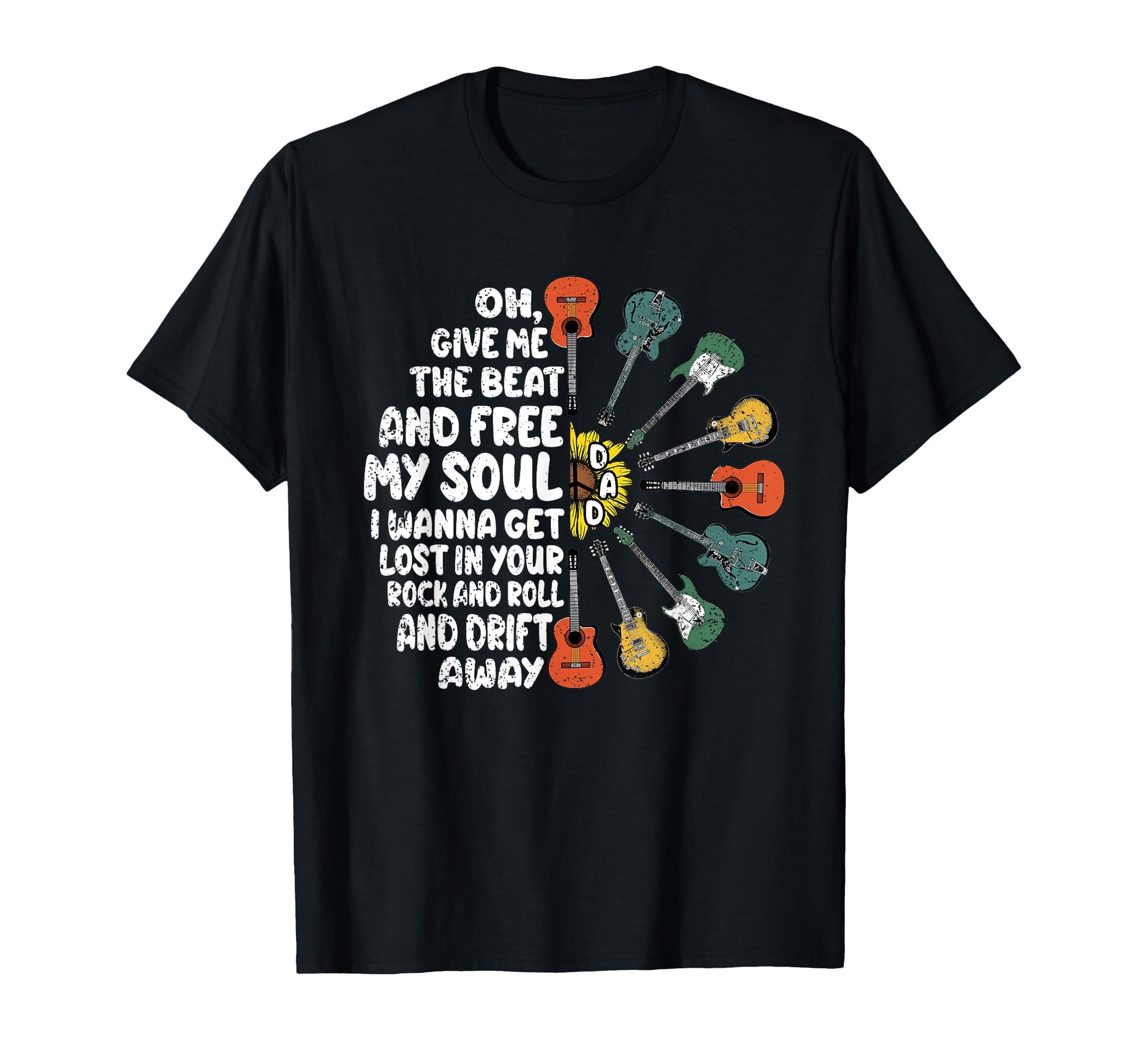 Guitar Player Dad Fathers Day T-Shirt - Unique Graphic for Adults - T-Shirt, Sweatshirt, Hoodie