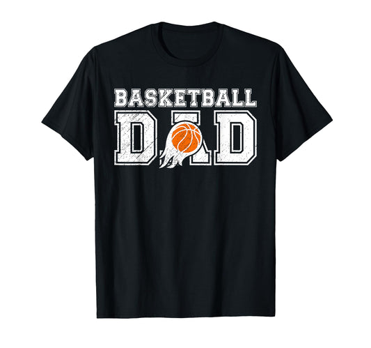 Basketball Dad Proud Basketball Father T-Shirt - Fun Novelty Design Unisex - T-Shirt, Sweatshirt, Hoodie