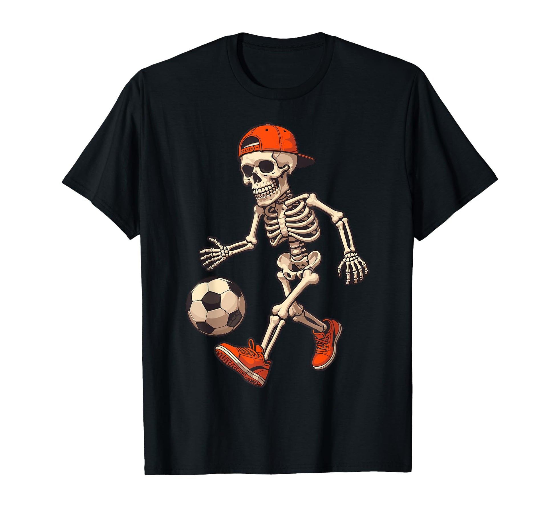 Funny Skeleton Soccer Balls Football T-Shirt - Streetwear Style Unisex - T-Shirt, Sweatshirt, Hoodie