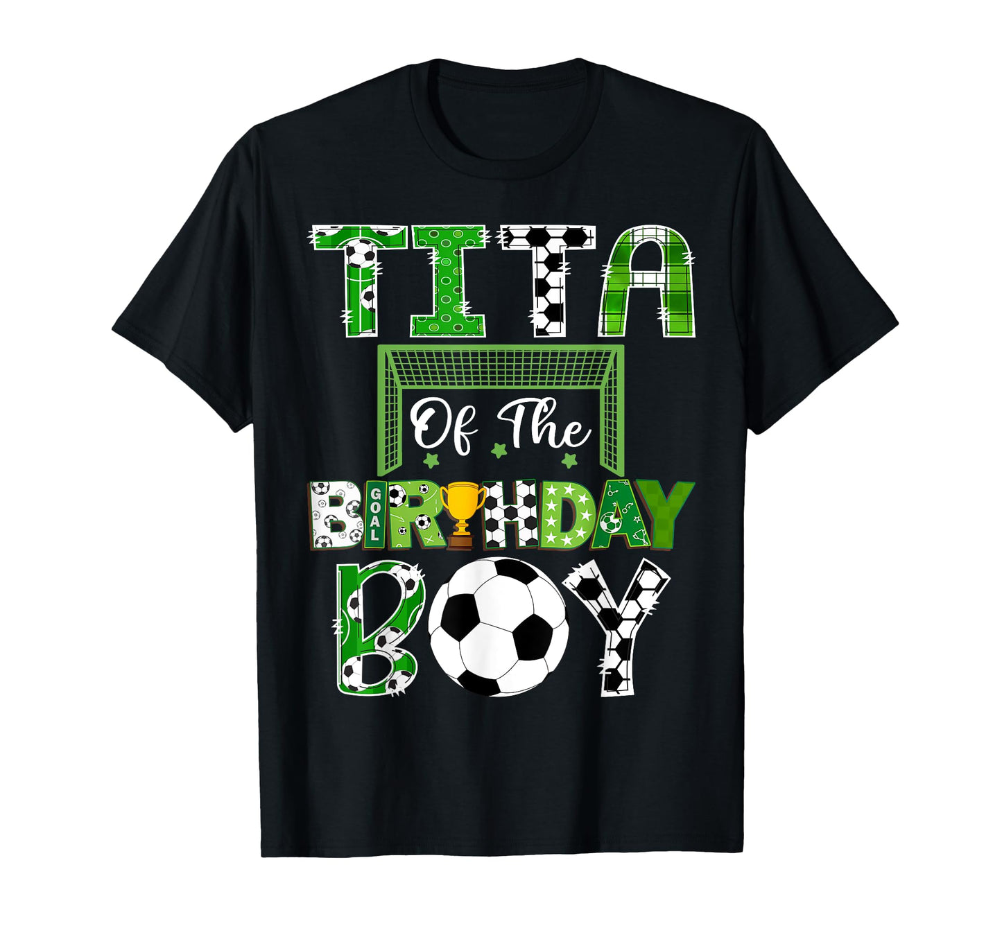 Tita Birthday Soccer Lover Game Day T-Shirt - Unique Graphic Unisex - T-Shirt, Sweatshirt, Hoodie