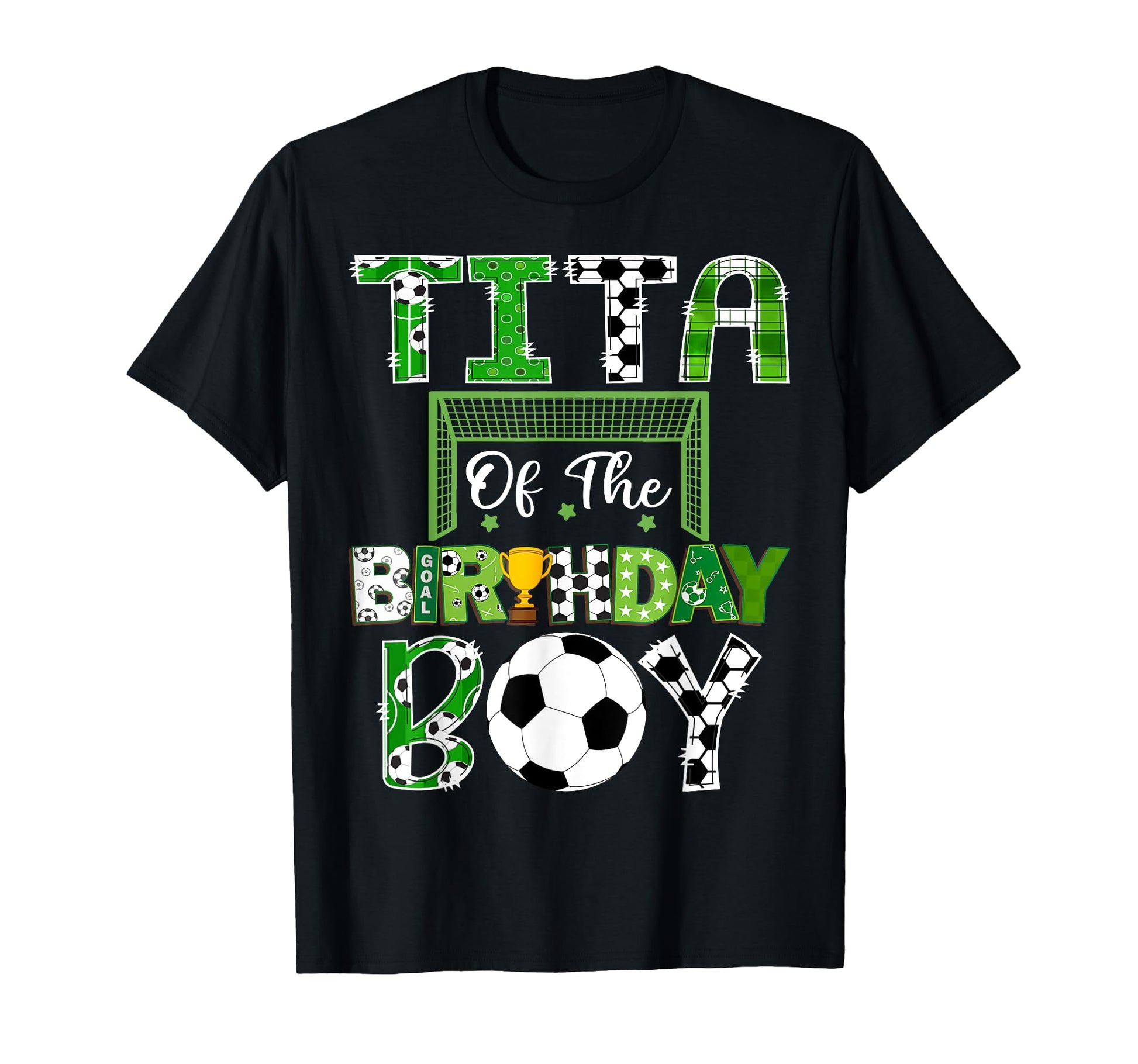 Tita Birthday Soccer Lover Game Day T-Shirt - Unique Graphic Unisex - T-Shirt, Sweatshirt, Hoodie