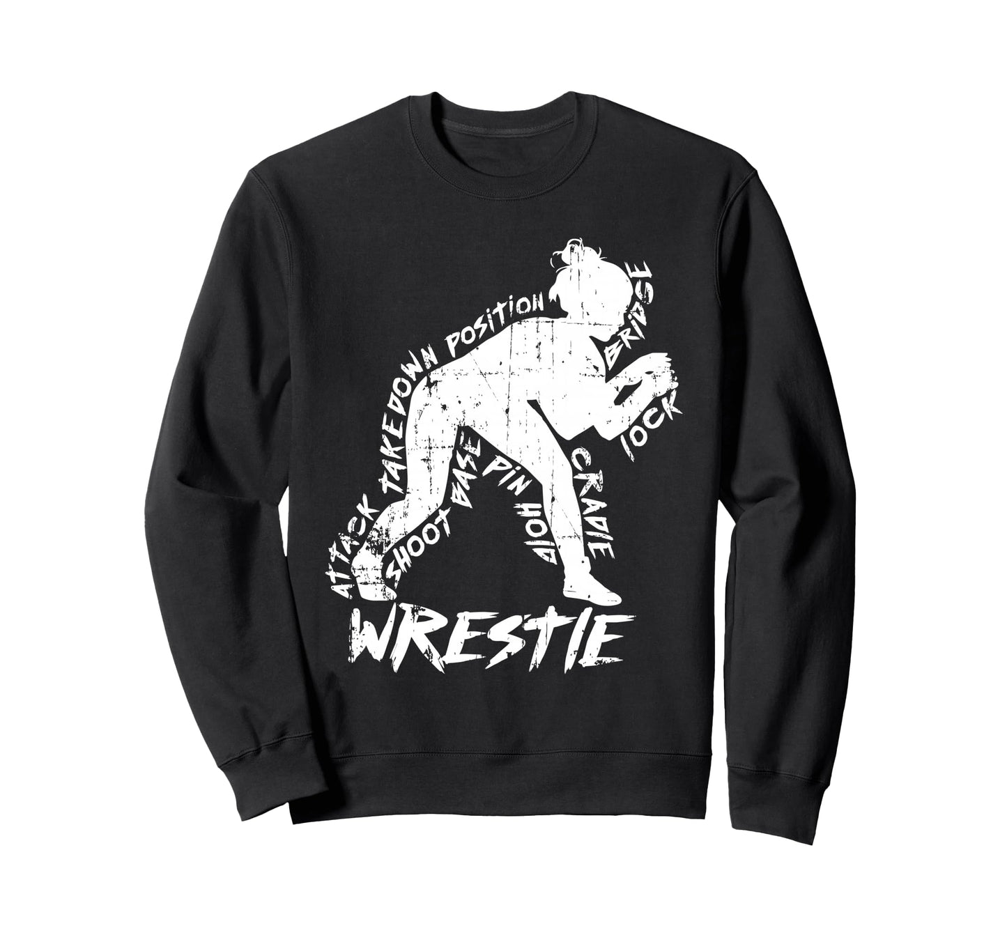 High School Wrestling Mom Dad Sweatshirt - Fun Novelty Design Men Women - T-Shirt, Sweatshirt, Hoodie