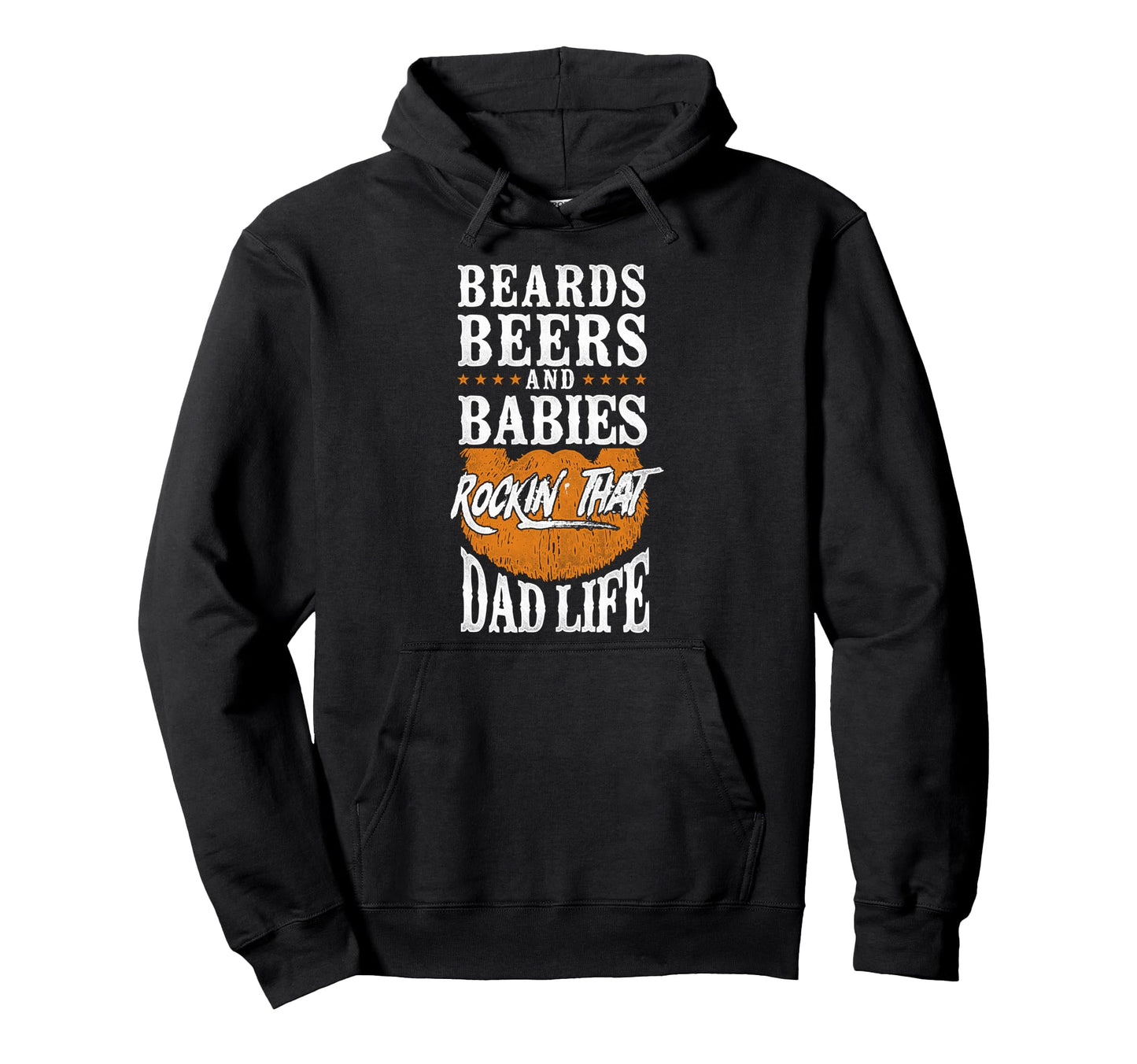 Beard Lover Bearded Dad Ginger Beard Hoodie - Trendy Graphic for Adults - T-Shirt, Sweatshirt, Hoodie