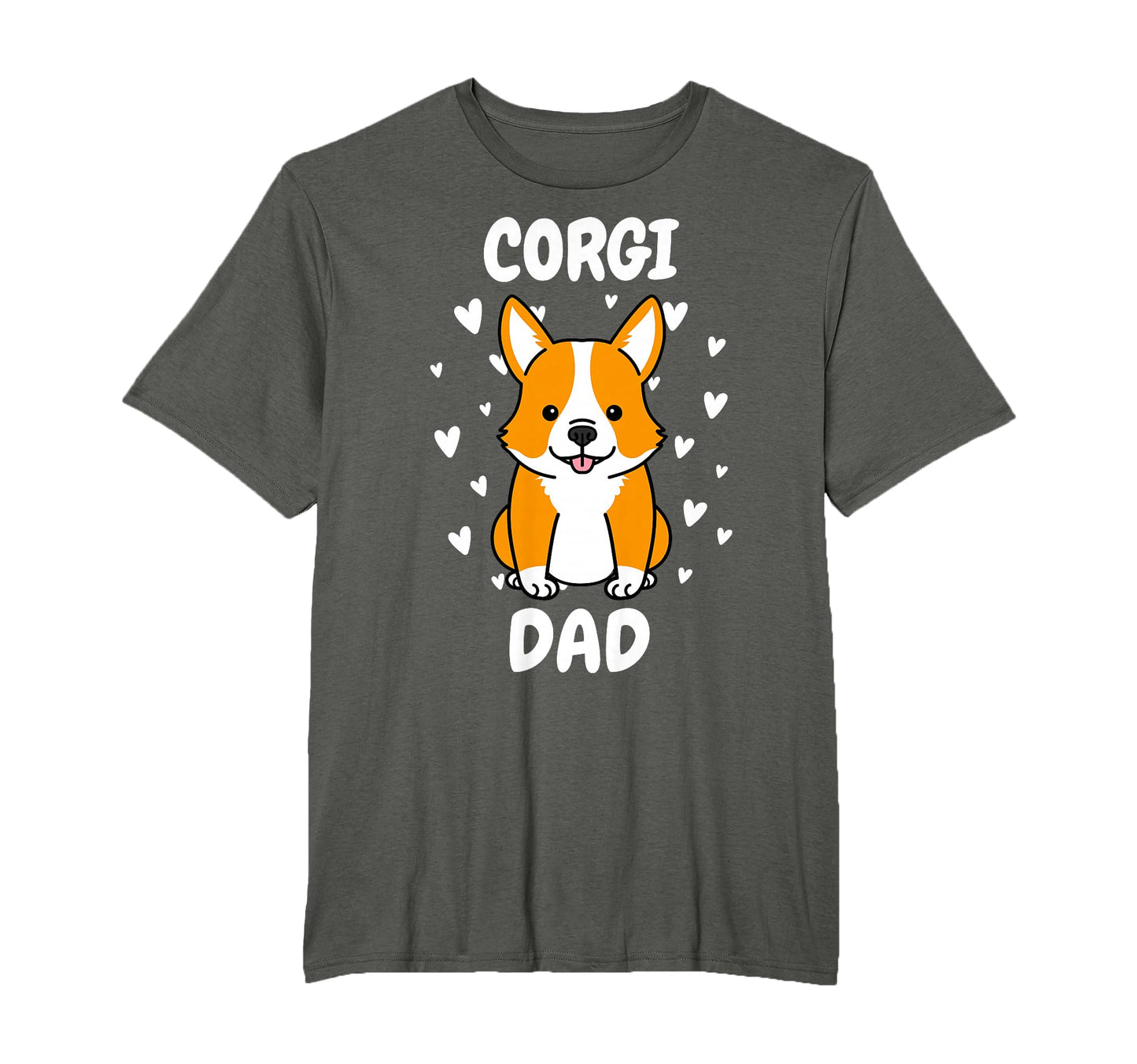 Corgi Dad Papa Daddy Pa Father Fathers T-Shirt - Novelty Apparel Unisex - T-Shirt, Sweatshirt, Hoodie