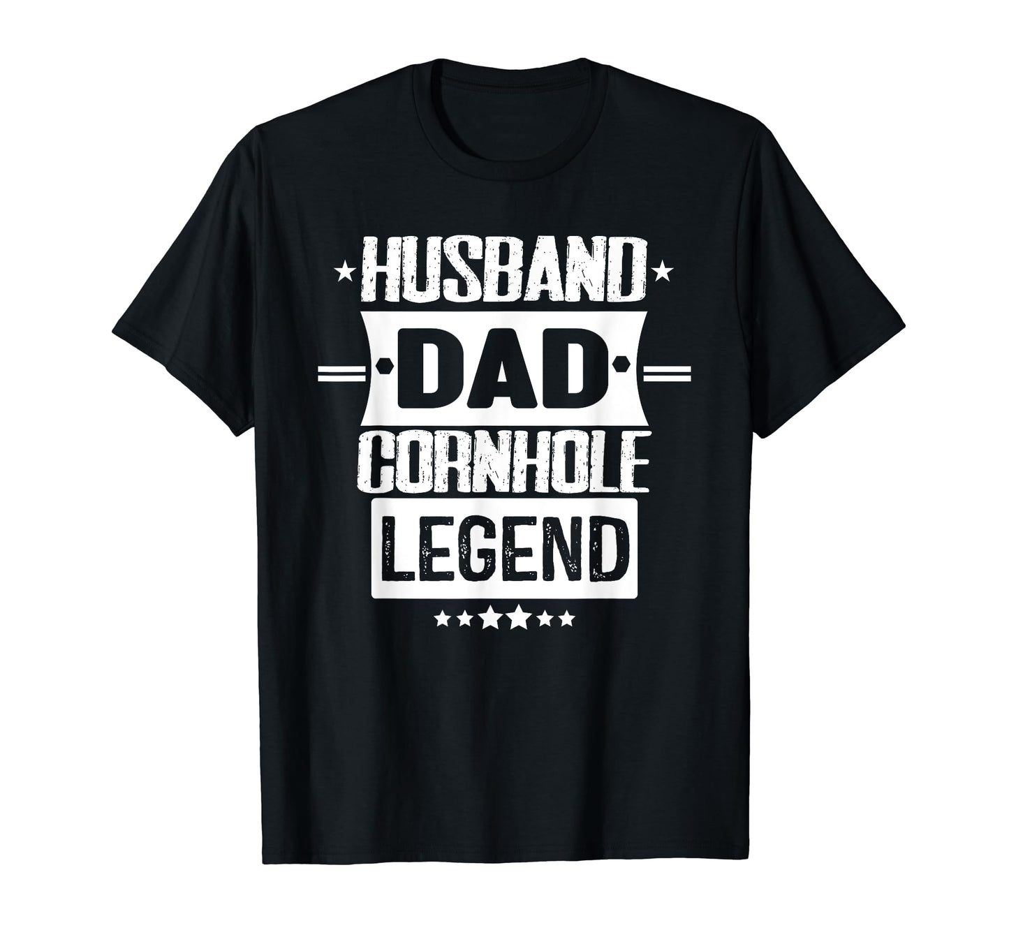 Mens Cornhole Funny Husband Dad T-Shirt - Minimalist Print for Adults - T-Shirt, Sweatshirt, Hoodie