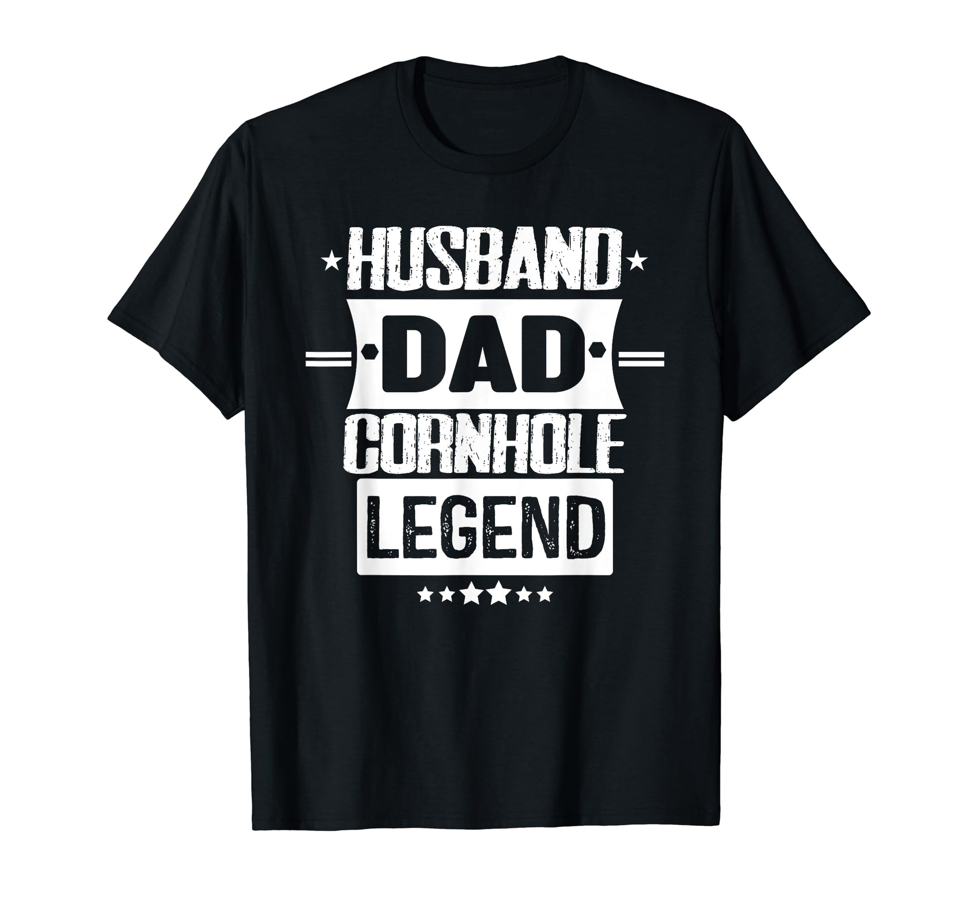 Mens Cornhole Funny Husband Dad T-Shirt - Minimalist Print for Adults - T-Shirt, Sweatshirt, Hoodie