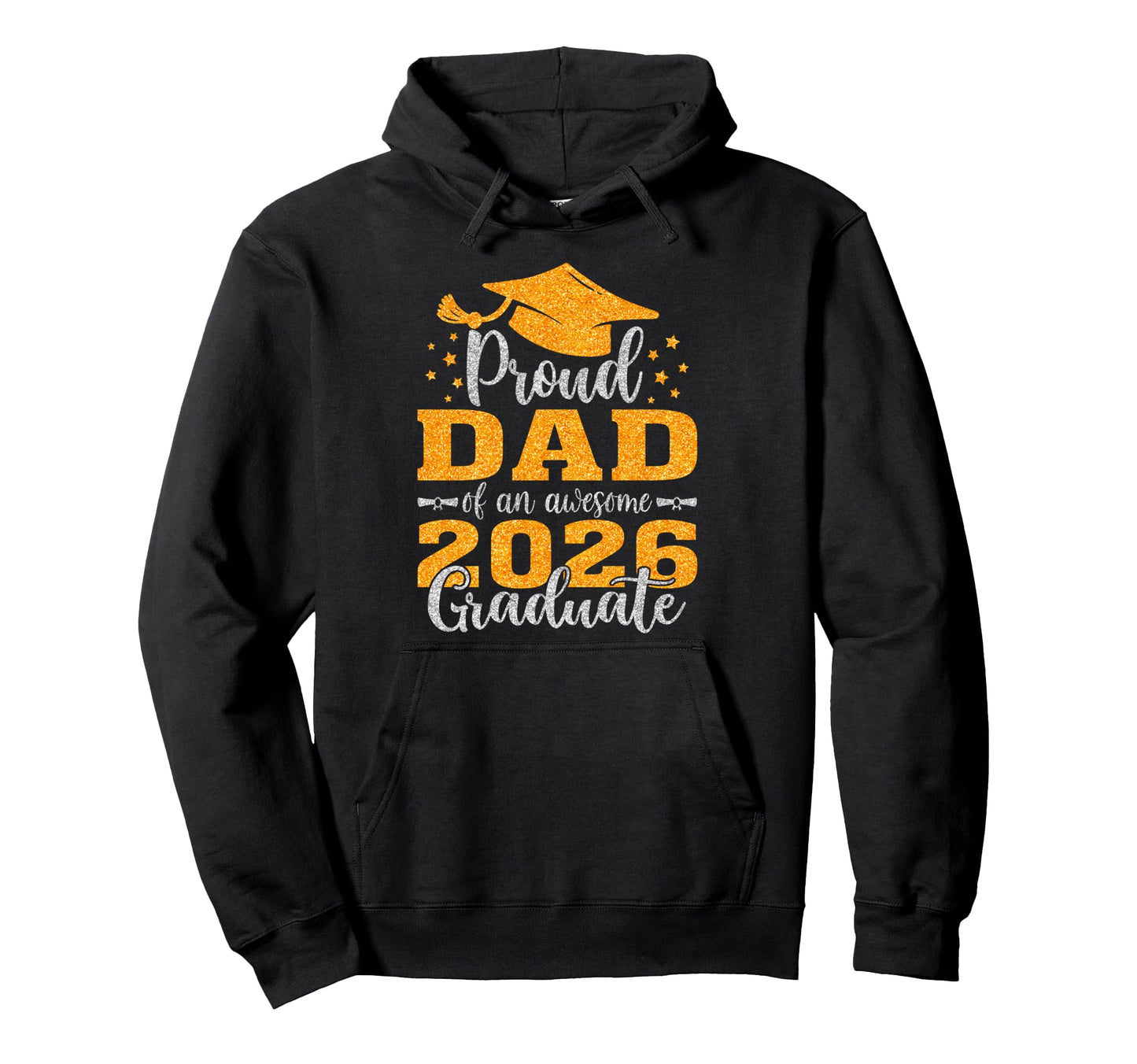 Proud Dad Awesome 2026 Graduate Hoodie - Unique Graphic Unisex - T-Shirt, Sweatshirt, Hoodie