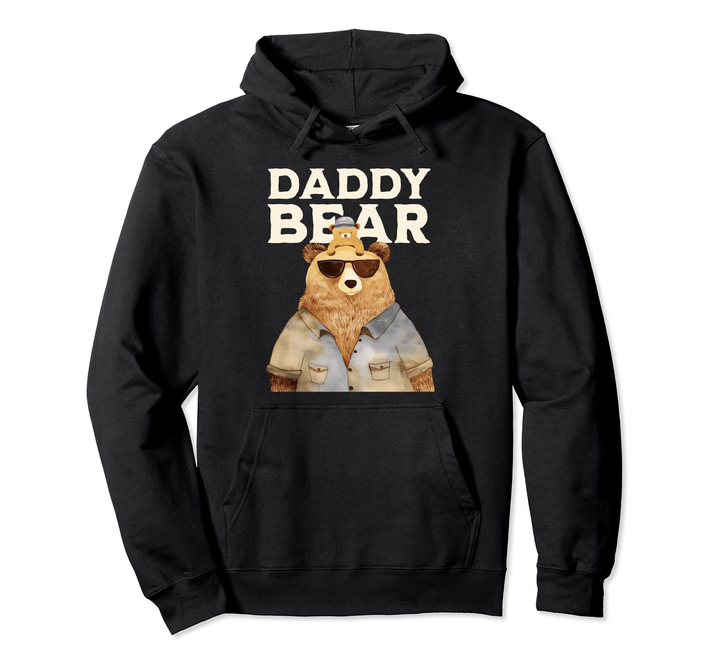 Fathers Day Daddy And Bear Hoodie - Streetwear Style Men Women - T-Shirt, Sweatshirt, Hoodie