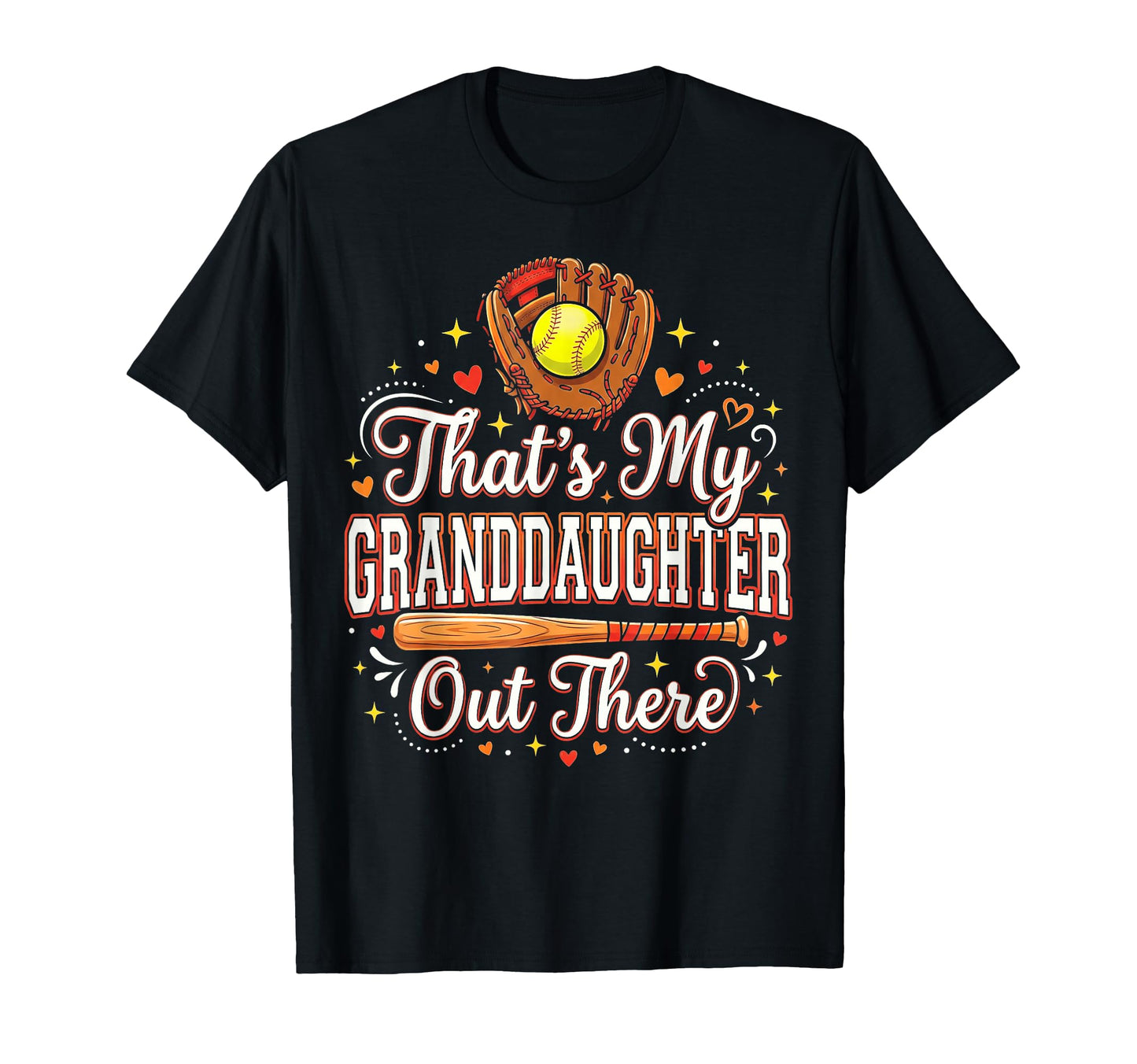 Favorite Softball Granddaughter Out T-Shirt - Unique Graphic Men Women - T-Shirt, Sweatshirt, Hoodie