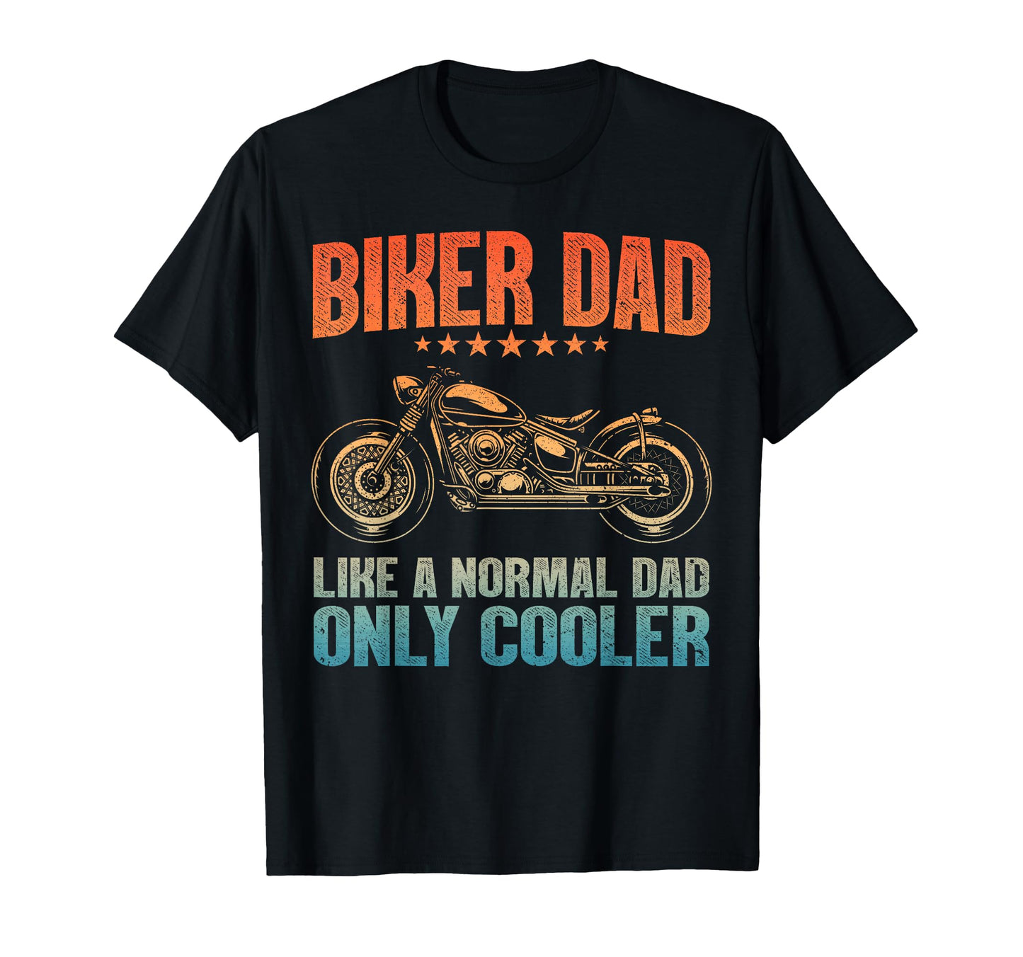 Biker Dad Motorcycling Motorcycle Biker T-Shirt - Custom Art Print Unisex - T-Shirt, Sweatshirt, Hoodie