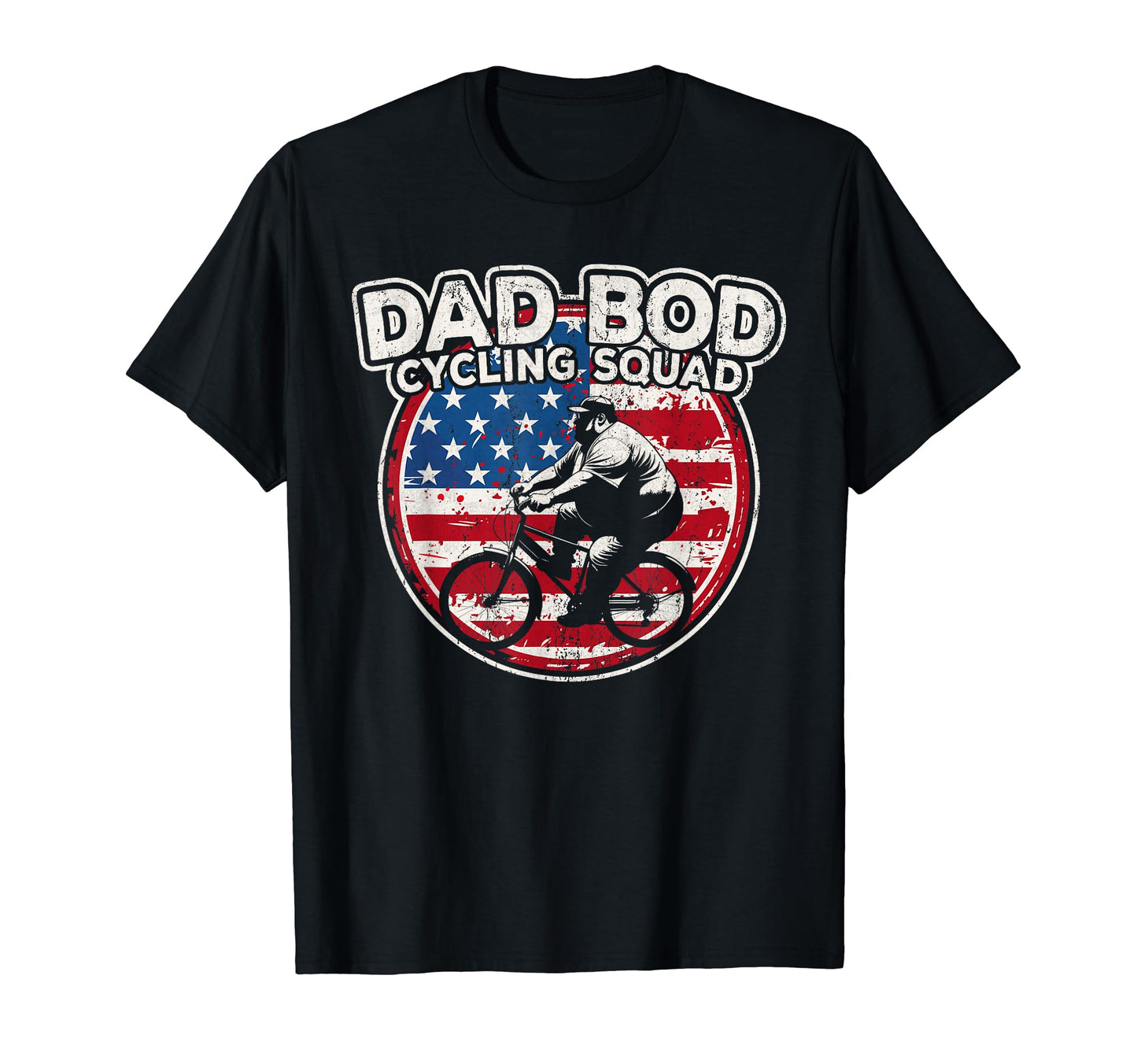 Dad Bod Cycling Squad Bicycle Dad T-Shirt - Aesthetic Graphic for Adults - T-Shirt, Sweatshirt, Hoodie
