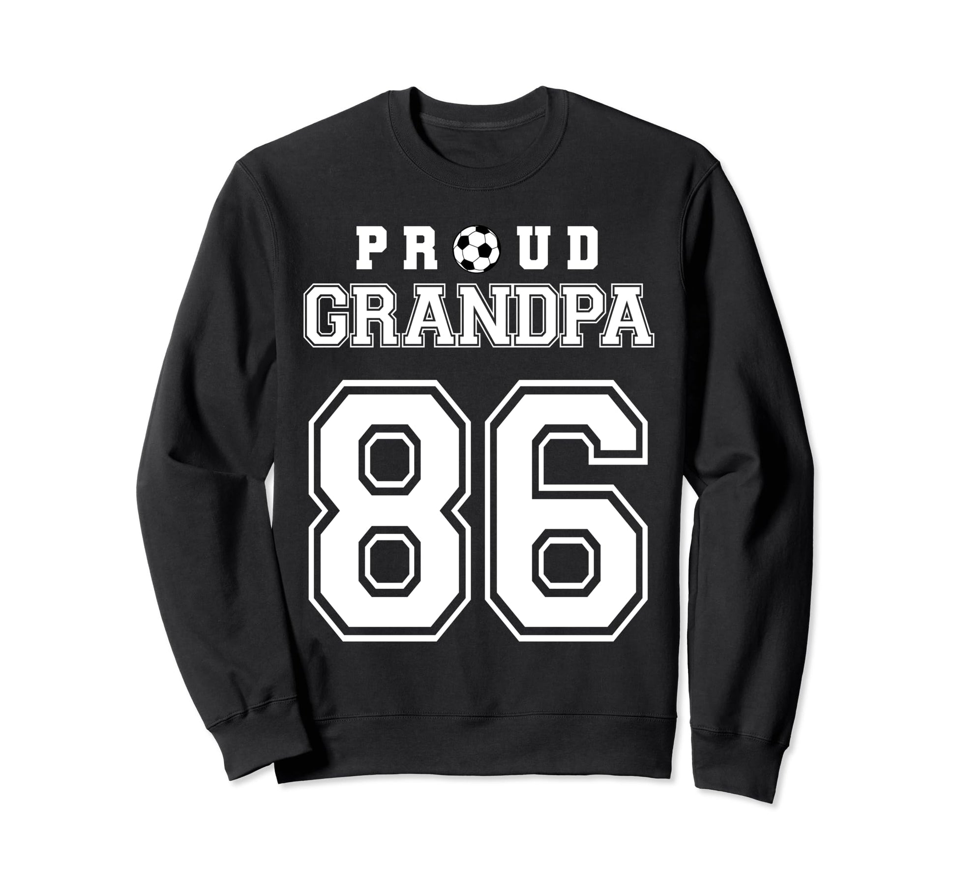 Number 86 Custom Proud Soccer Futbol Sweatshirt - Graphic Print for Adults - T-Shirt, Sweatshirt, Hoodie
