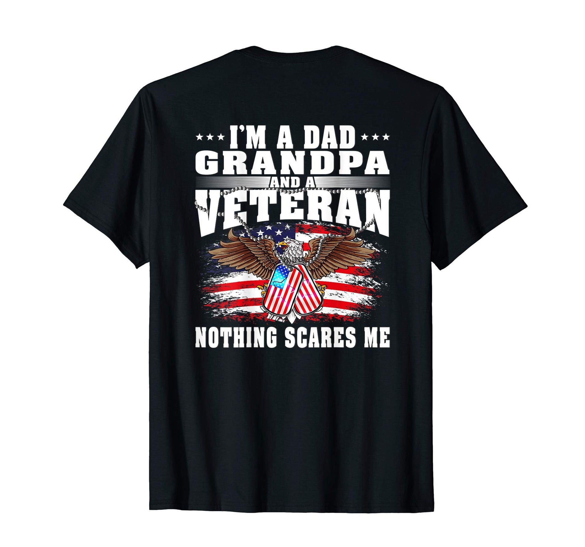 Mens Im Dad Grandpa And Us Army Veteran T-Shirt - Custom Art Print Unisex - T-Shirt, Sweatshirt, Hoodie