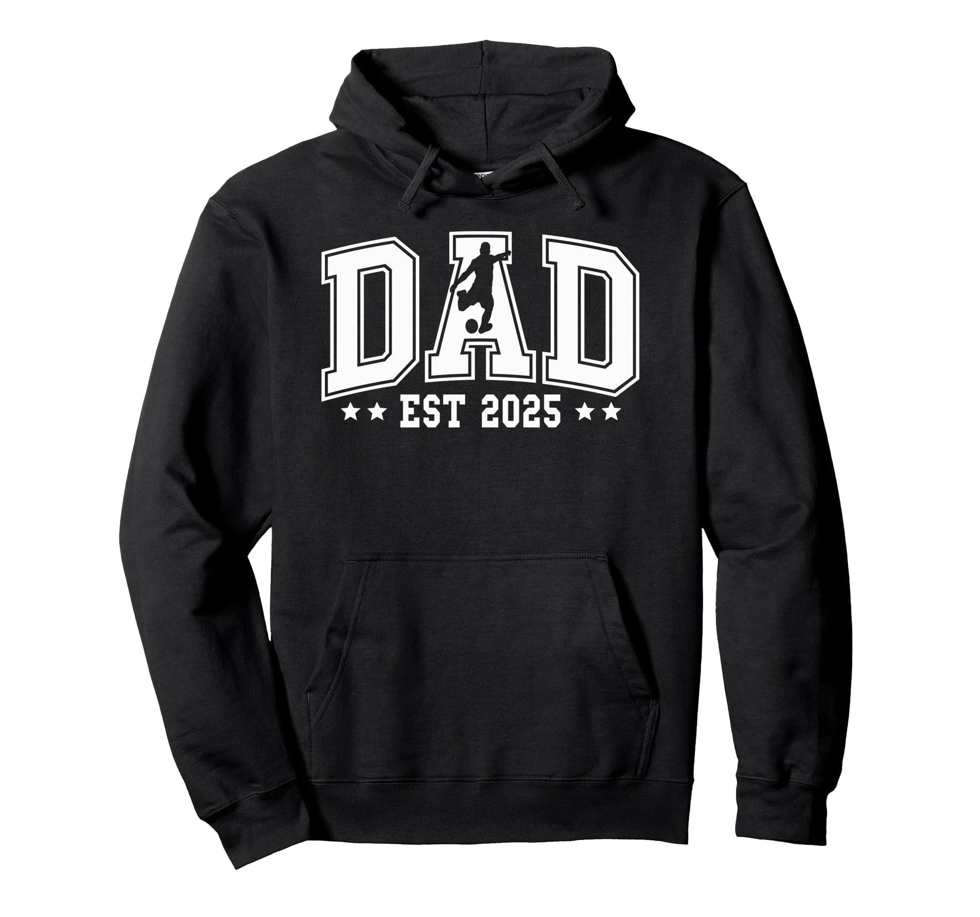 Dad Est 2025 Soccer New Dad Expecting Hoodie - Custom Art Print Unisex - T-Shirt, Sweatshirt, Hoodie