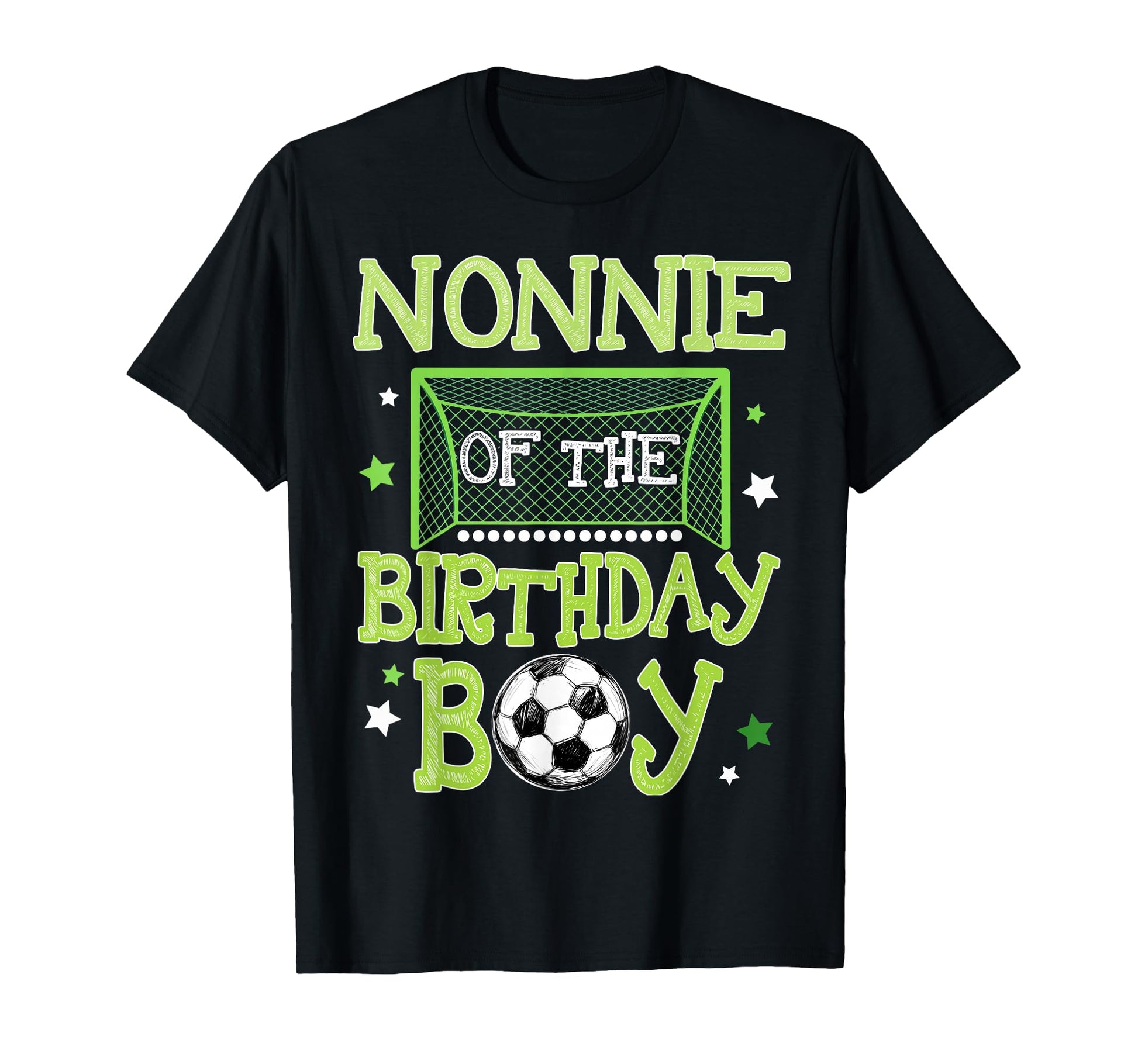 Nonnie Birthday Soccer Family Matching T-Shirt - Minimalist Print Unisex - T-Shirt, Sweatshirt, Hoodie