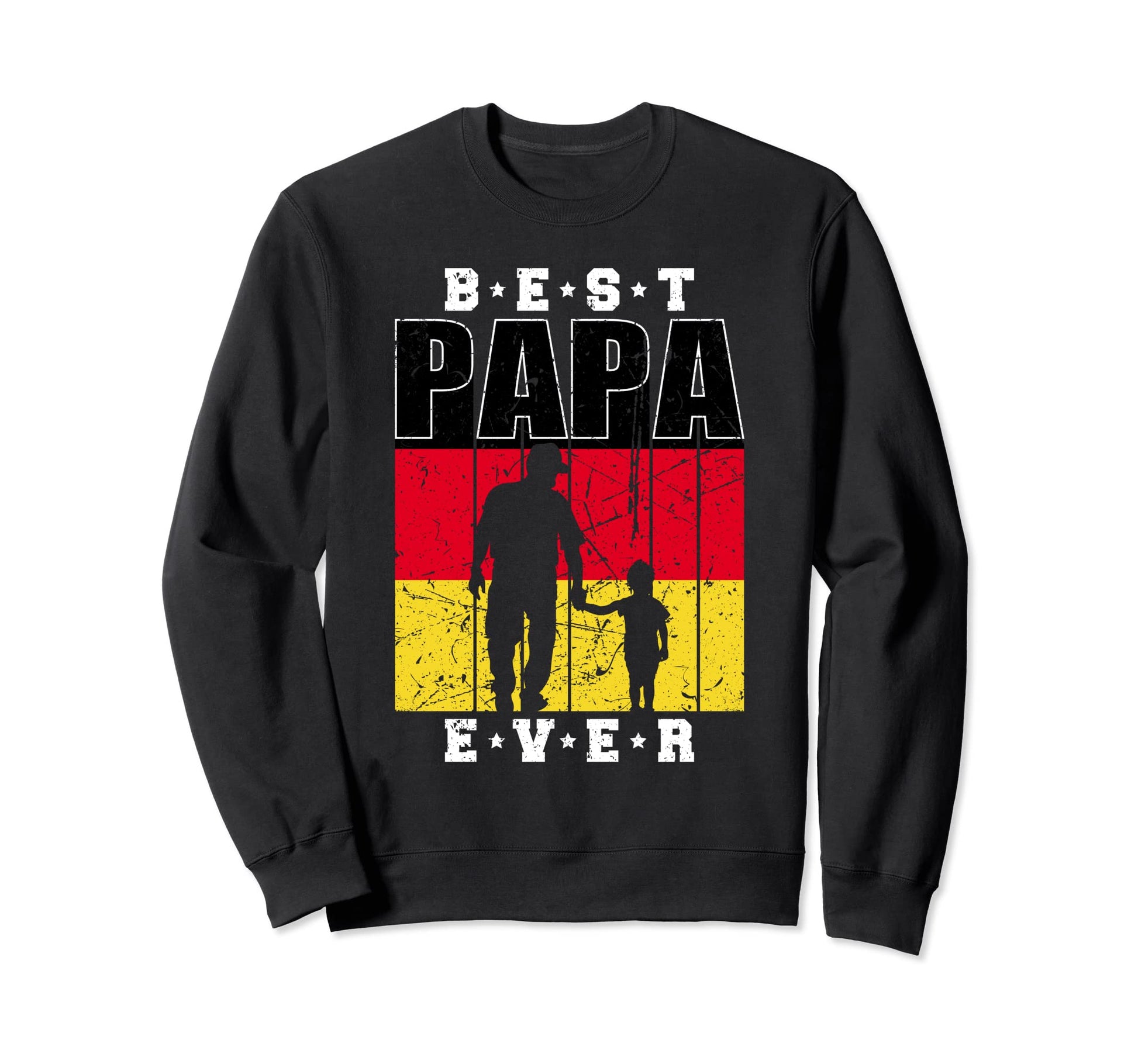 Papa German Dad Deutschland Sweatshirt - Custom Art Print Men Women - T-Shirt, Sweatshirt, Hoodie