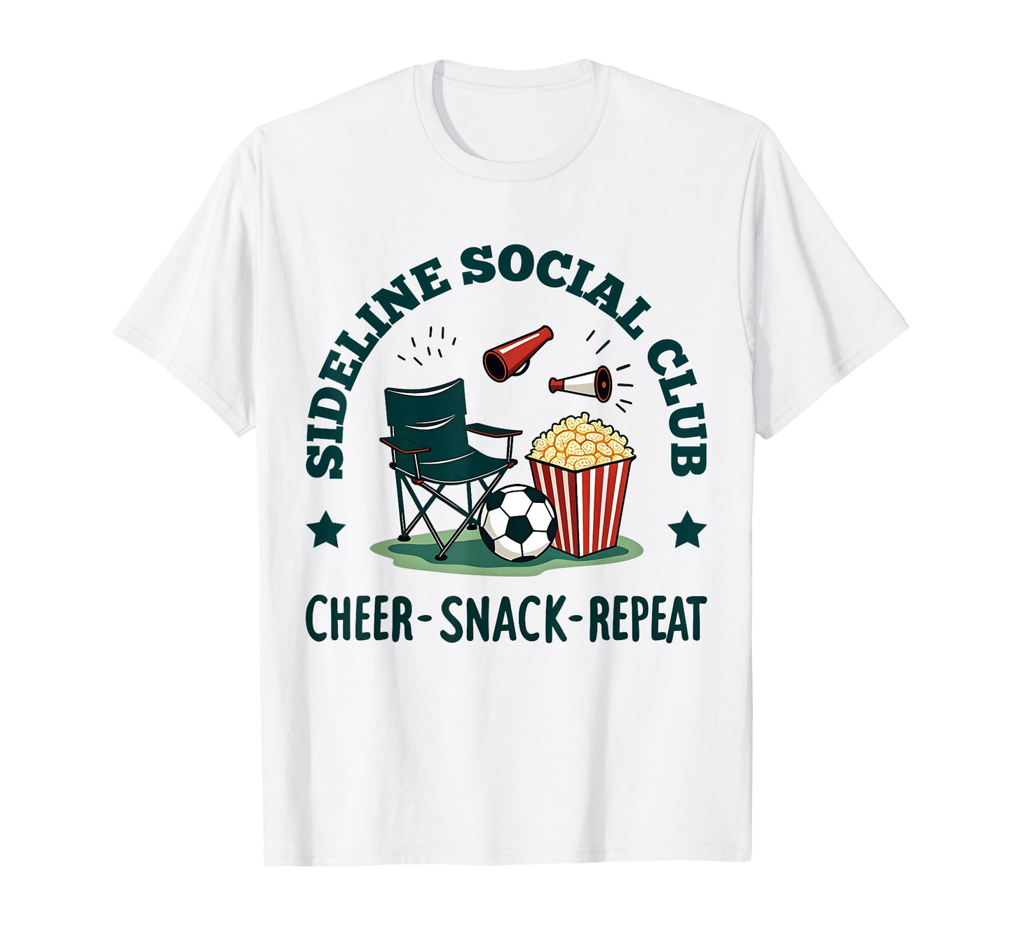 Sideline Social Club Soccer Game Day T-Shirt - Streetwear Style Unisex - T-Shirt, Sweatshirt, Hoodie
