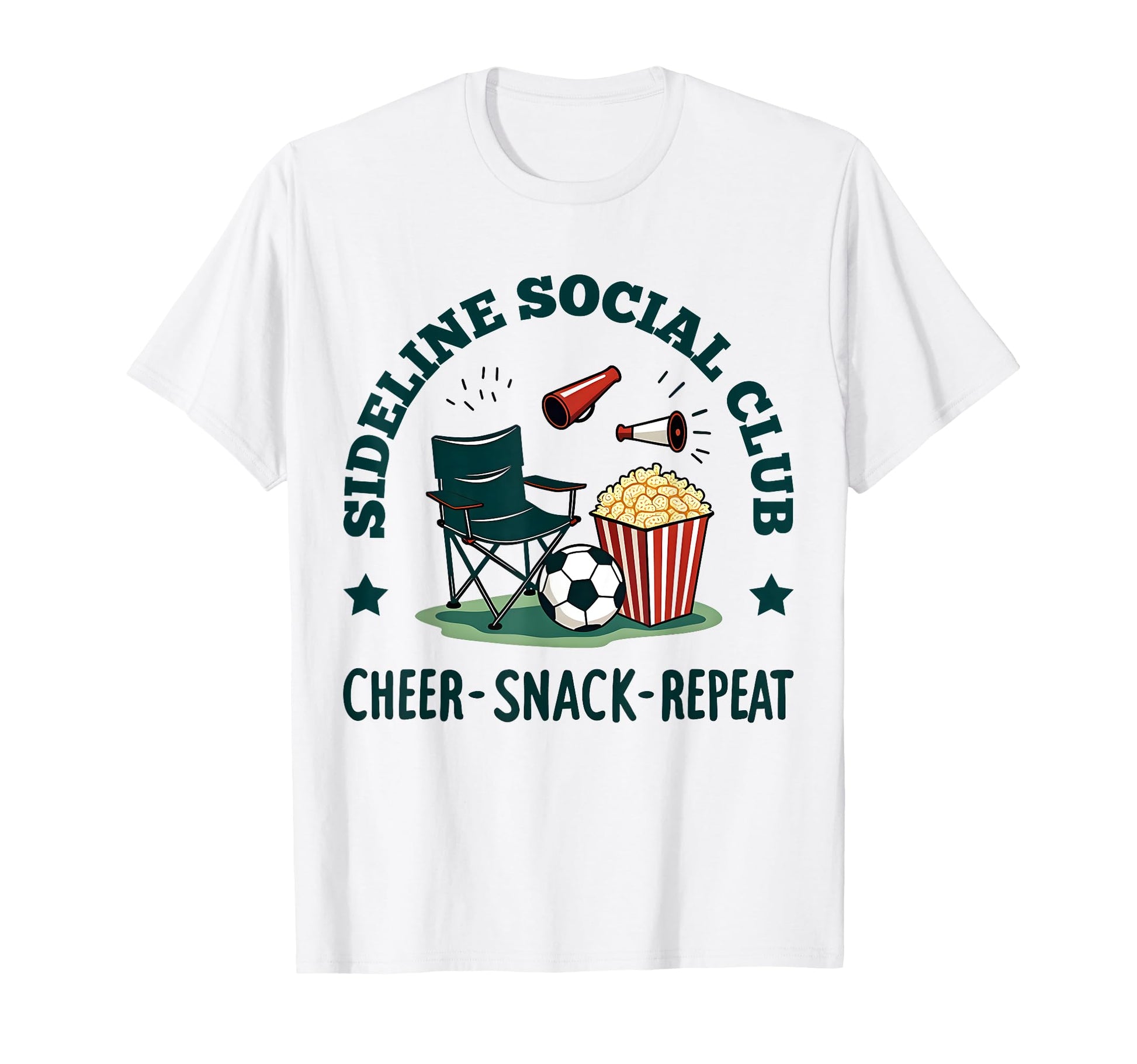 Sideline Social Club Soccer Game Day T-Shirt - Streetwear Style Unisex - T-Shirt, Sweatshirt, Hoodie