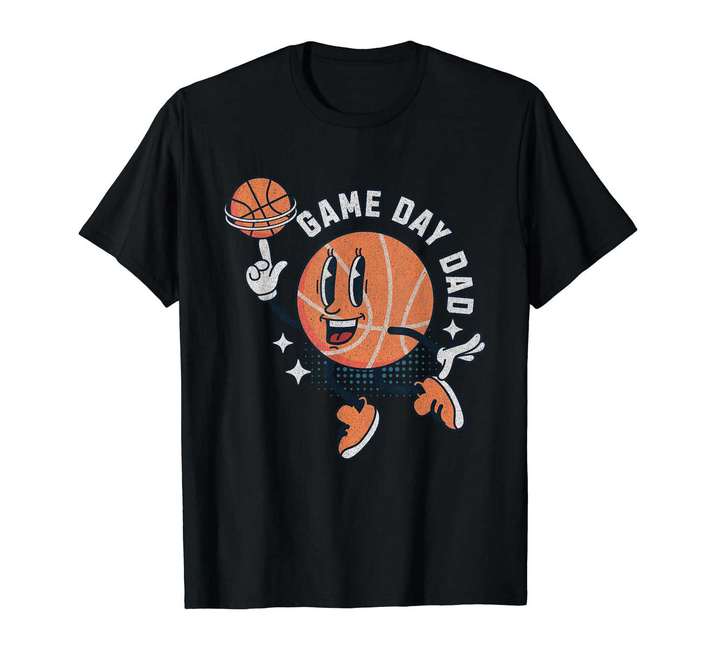 Basketball Game Day Dad T-Shirt - Casual Everyday Wear Men Women - T-Shirt, Sweatshirt, Hoodie