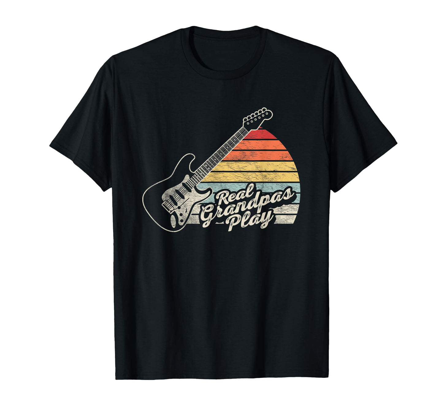Real Grandpas Play Guitar Musician T-Shirt - Aesthetic Graphic Men Women - T-Shirt, Sweatshirt, Hoodie