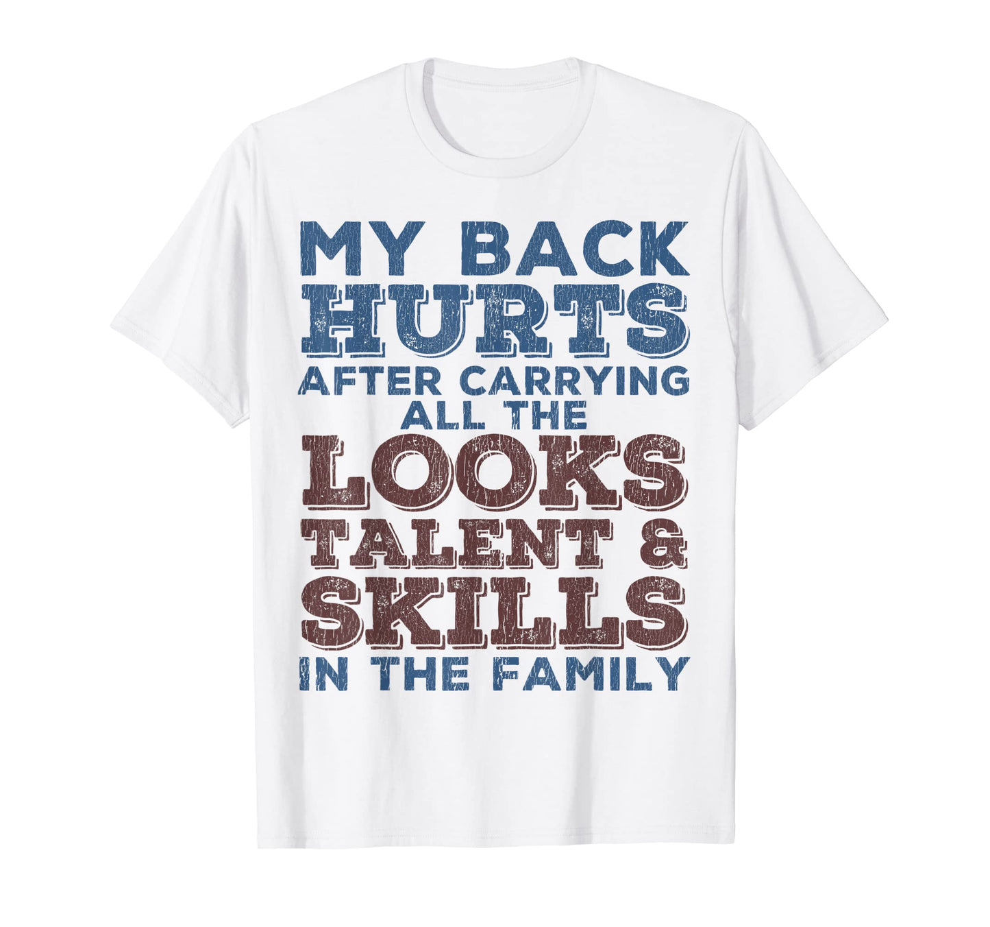 Funny My Back Hurts Dad Joke Family T-Shirt - Trendy Graphic Men Women - T-Shirt, Sweatshirt, Hoodie