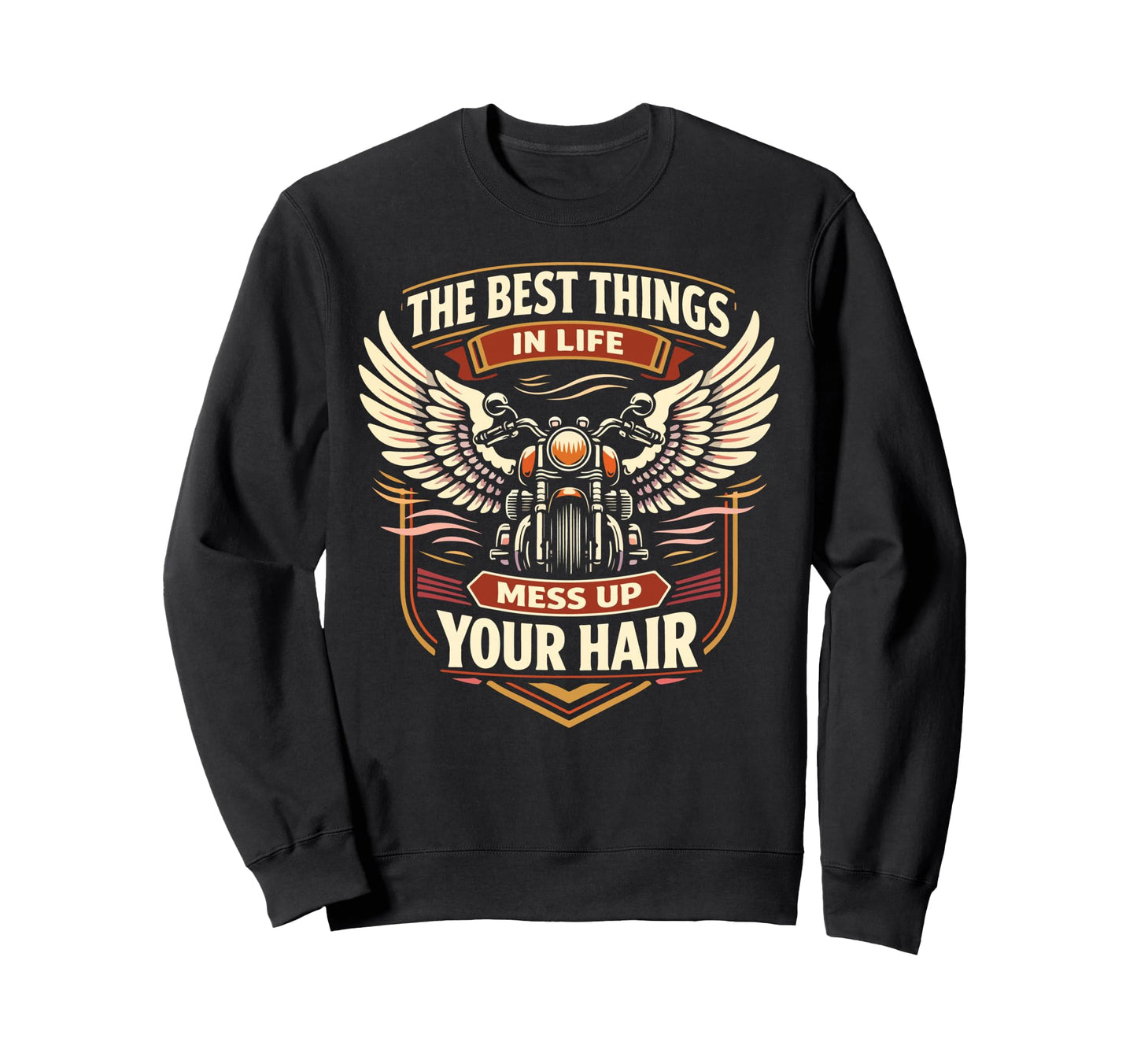 Motorcycle Biker Best Things Sweatshirt - Streetwear Style for Adults - T-Shirt, Sweatshirt, Hoodie