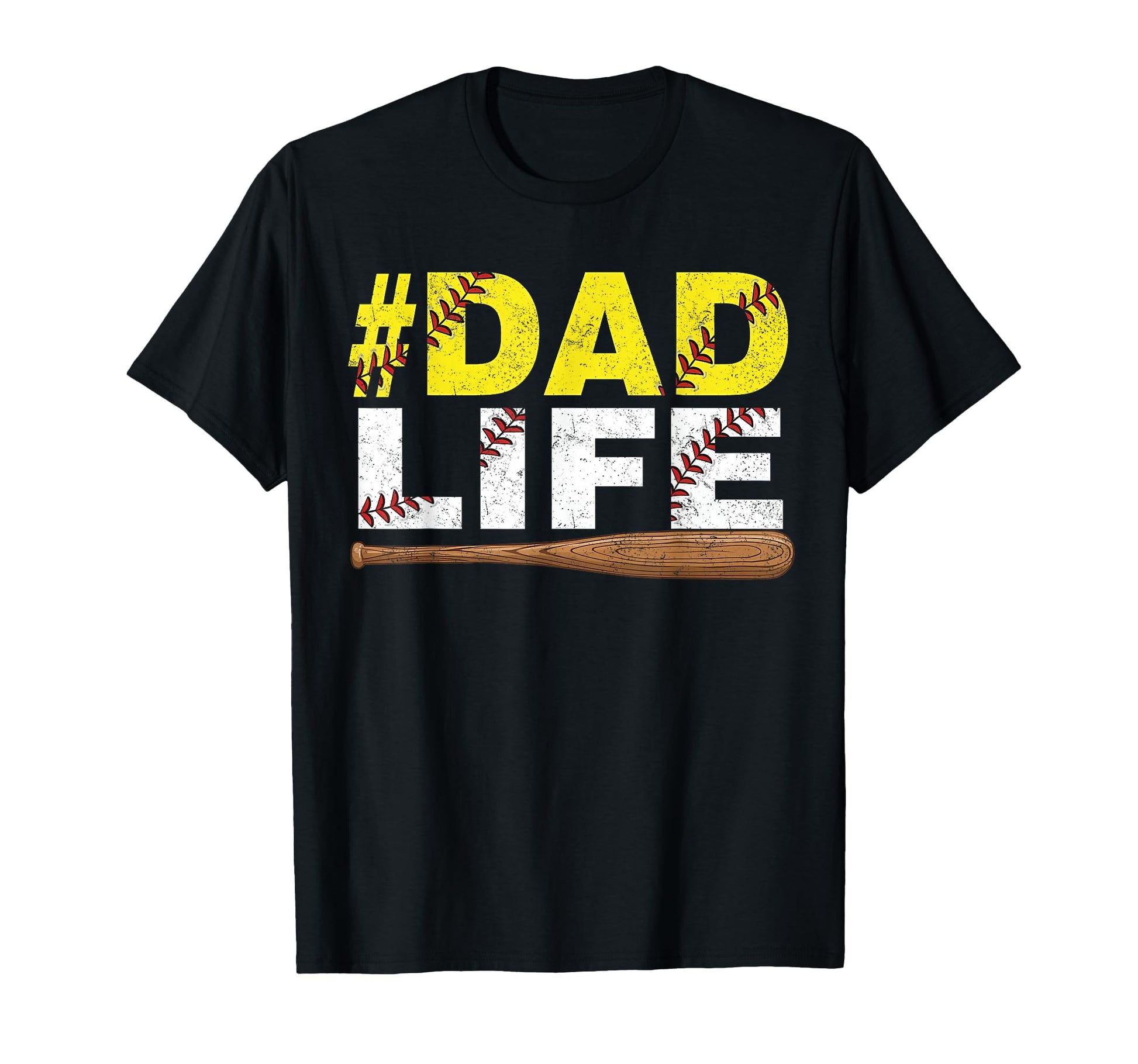 Funny Dad Life Softball Baseball T-Shirt - Custom Art Print Men Women - T-Shirt, Sweatshirt, Hoodie