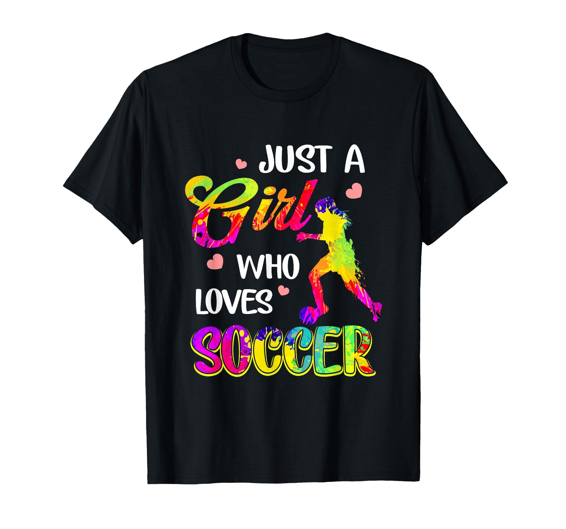 Just Loves Soccer Watercolor Painting T-Shirt - Streetwear Style Men Women - T-Shirt, Sweatshirt, Hoodie