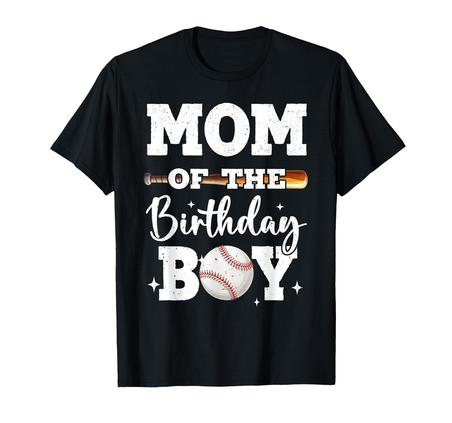 Mom Birthday Baseball Bday Family T-Shirt - Custom Art Print Unisex - T-Shirt, Sweatshirt, Hoodie