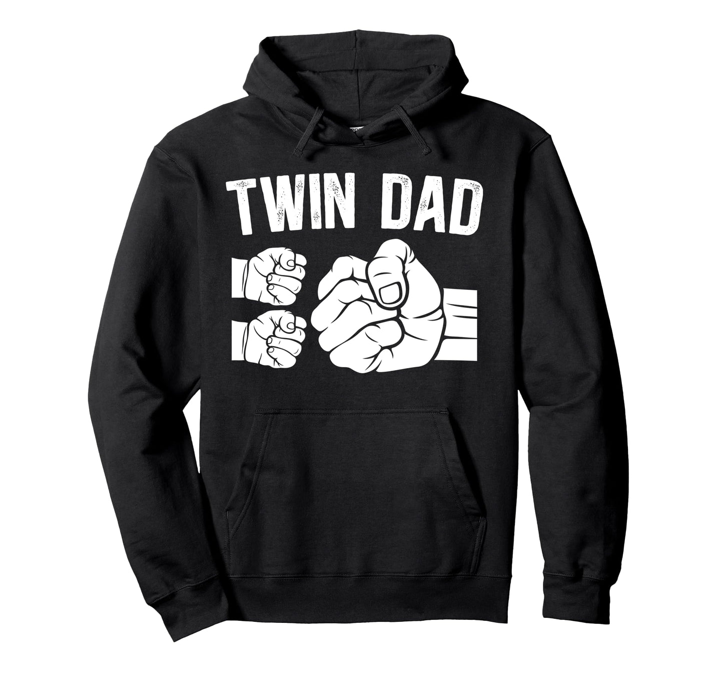 Twin Dad Twins Proud Twin Father Twins Hoodie - Minimalist Print for Adults - T-Shirt, Sweatshirt, Hoodie