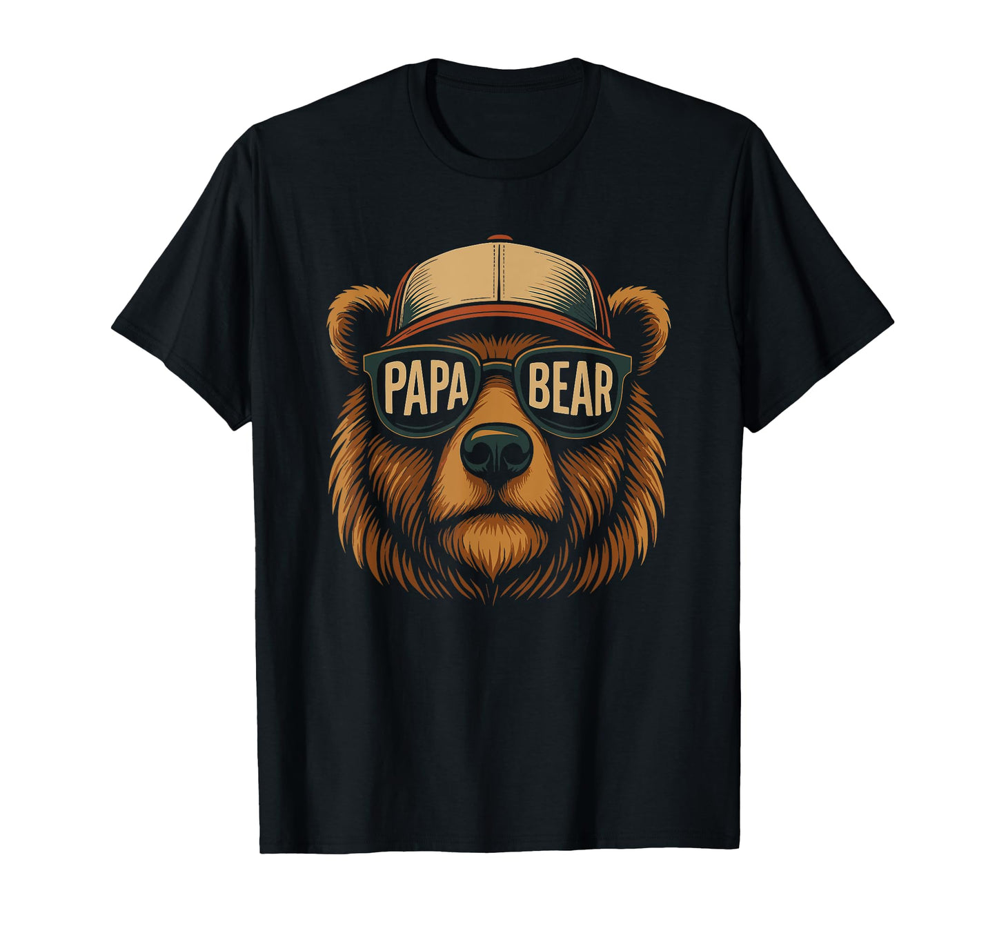 Papa Bear Fathers Day Best Papa Bear T-Shirt - Graphic Print for Adults - T-Shirt, Sweatshirt, Hoodie