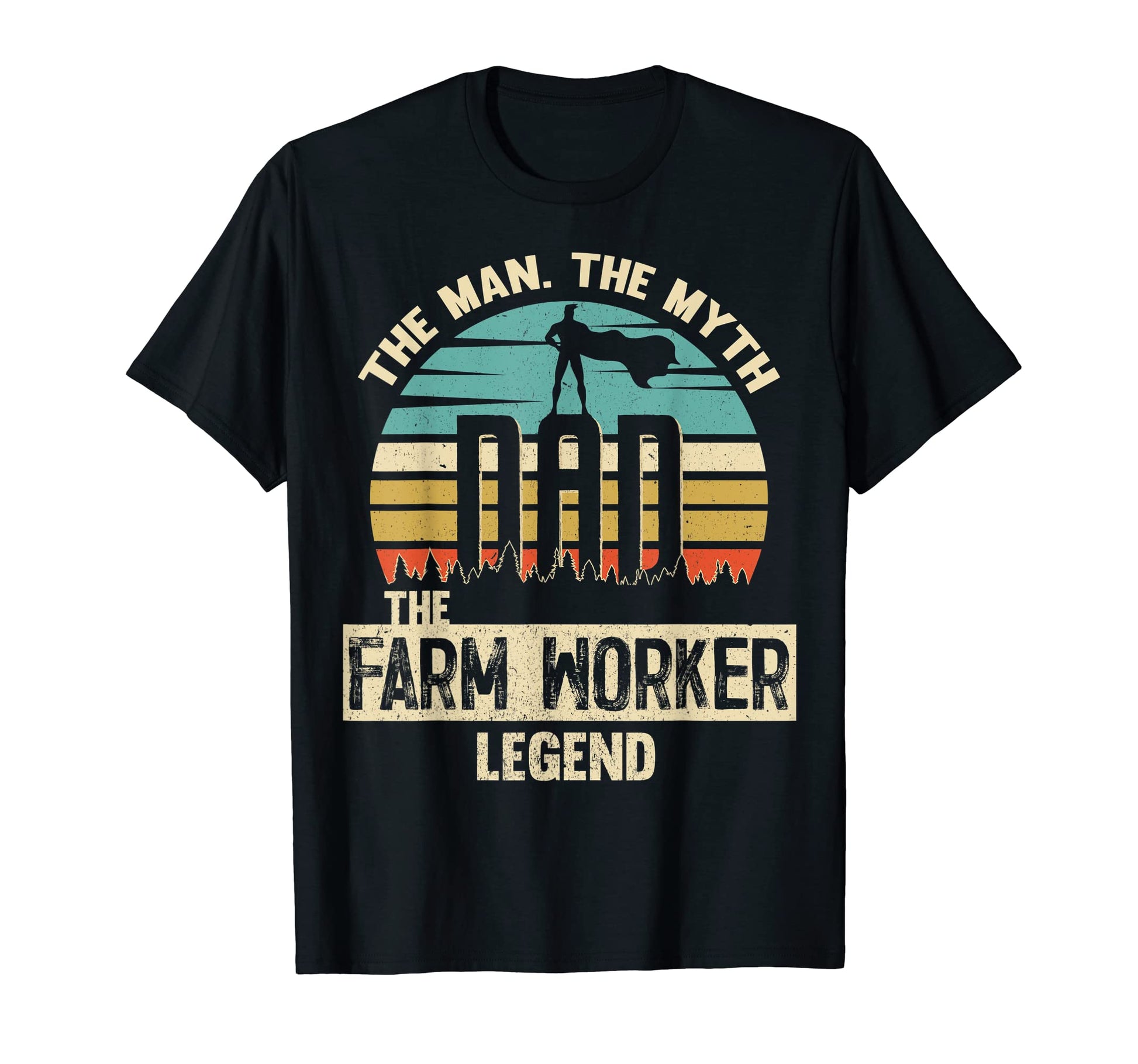 Mens Myth Legend Dad Farm Worker T-Shirt - Trendy Graphic Men Women - T-Shirt, Sweatshirt, Hoodie