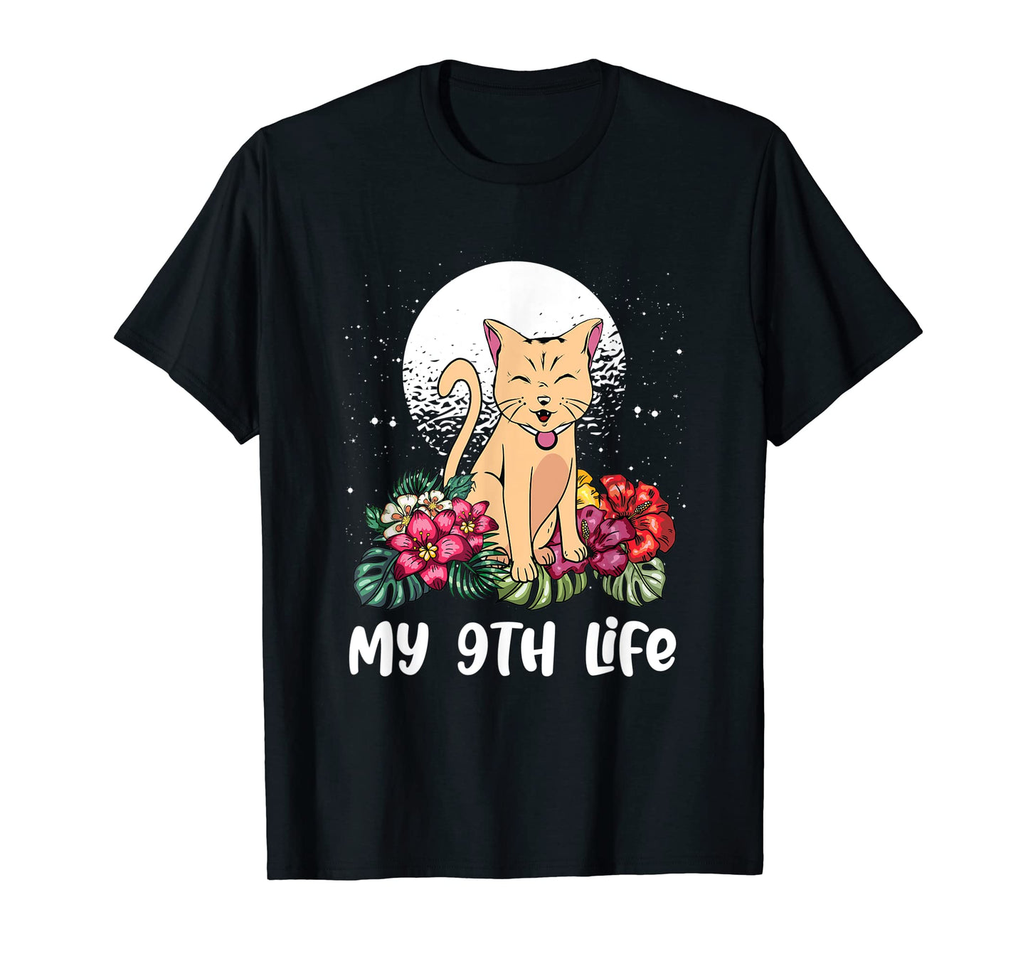 My 9Th Life Cat Lover Birthday Kitten Bday T-Shirt - Trendy Graphic Unisex - T-Shirt, Sweatshirt, Hoodie