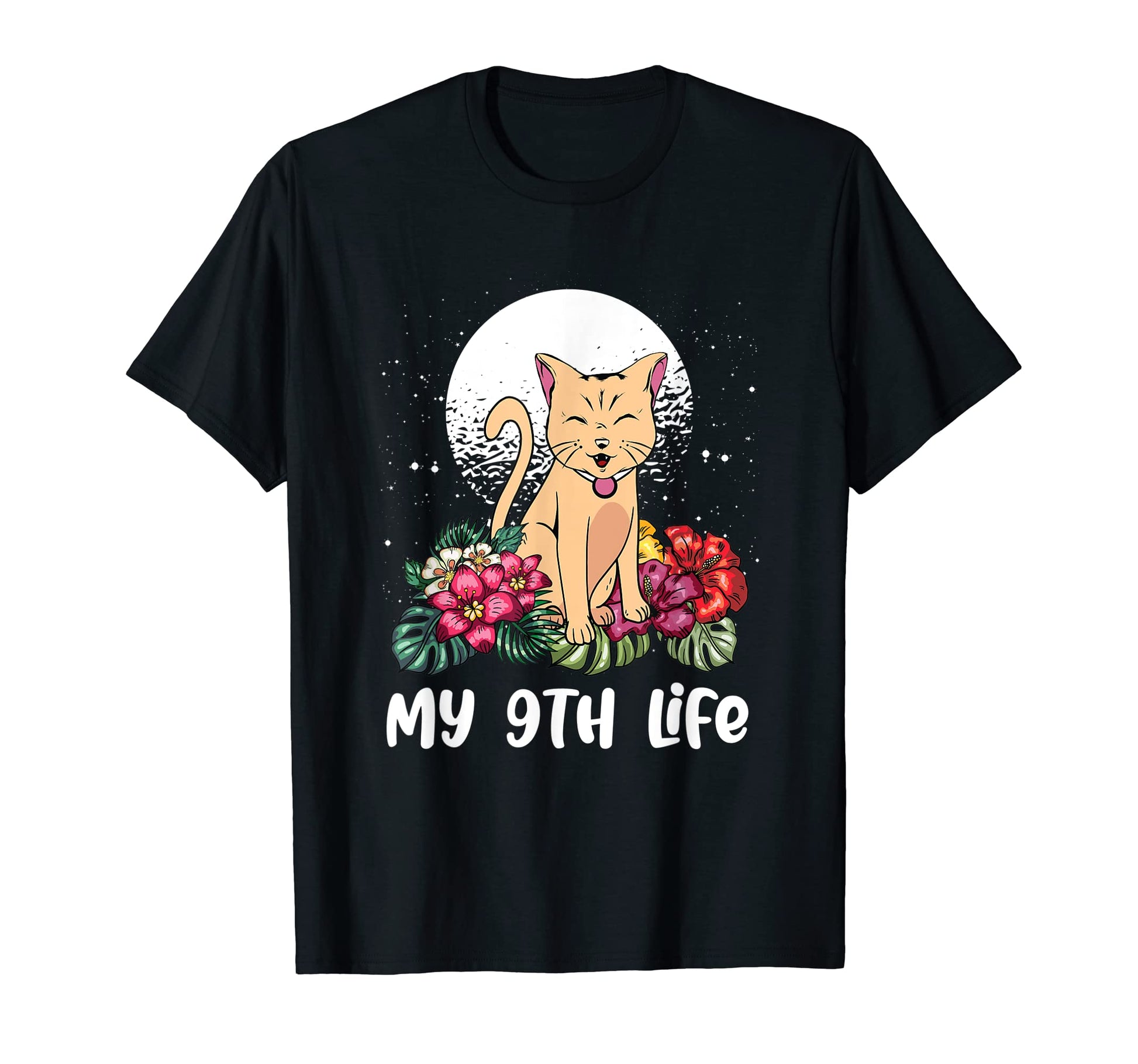 My 9Th Life Cat Lover Birthday Kitten Bday T-Shirt - Trendy Graphic Unisex - T-Shirt, Sweatshirt, Hoodie
