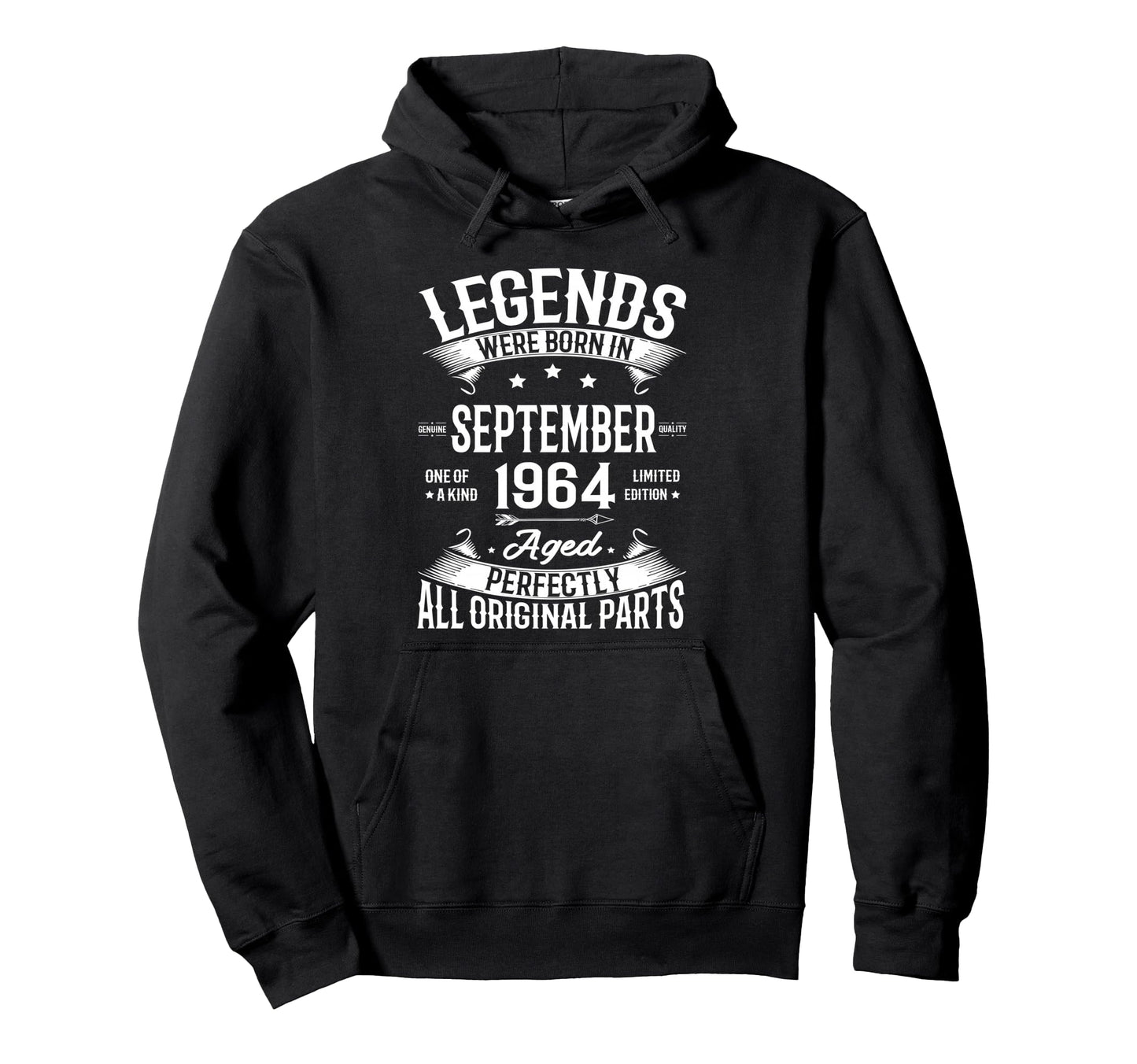 Legends Were Born September 1964 62Nd Hoodie - Custom Art Print Unisex - T-Shirt, Sweatshirt, Hoodie