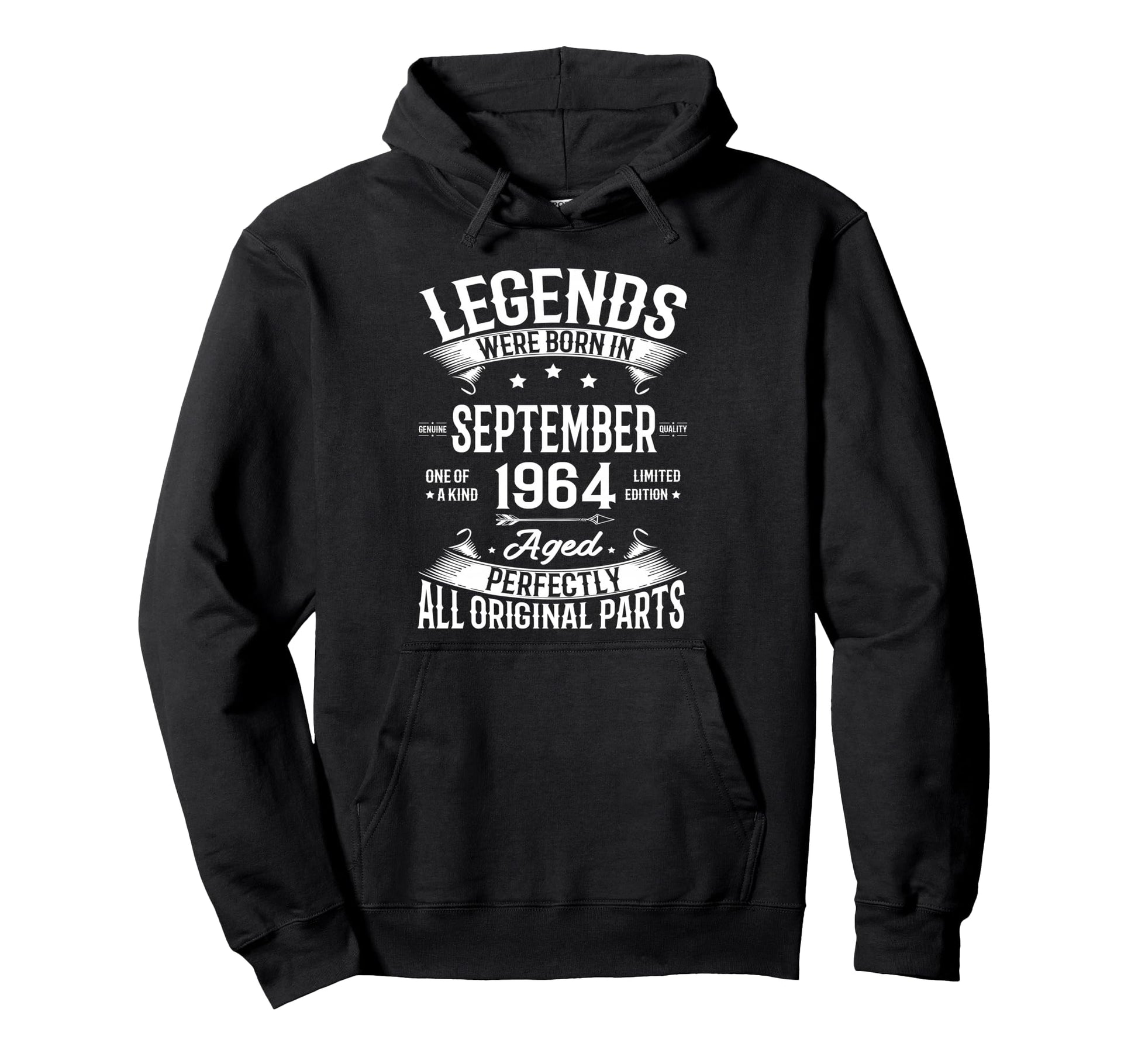Legends Were Born September 1964 62Nd Hoodie - Custom Art Print Unisex - T-Shirt, Sweatshirt, Hoodie