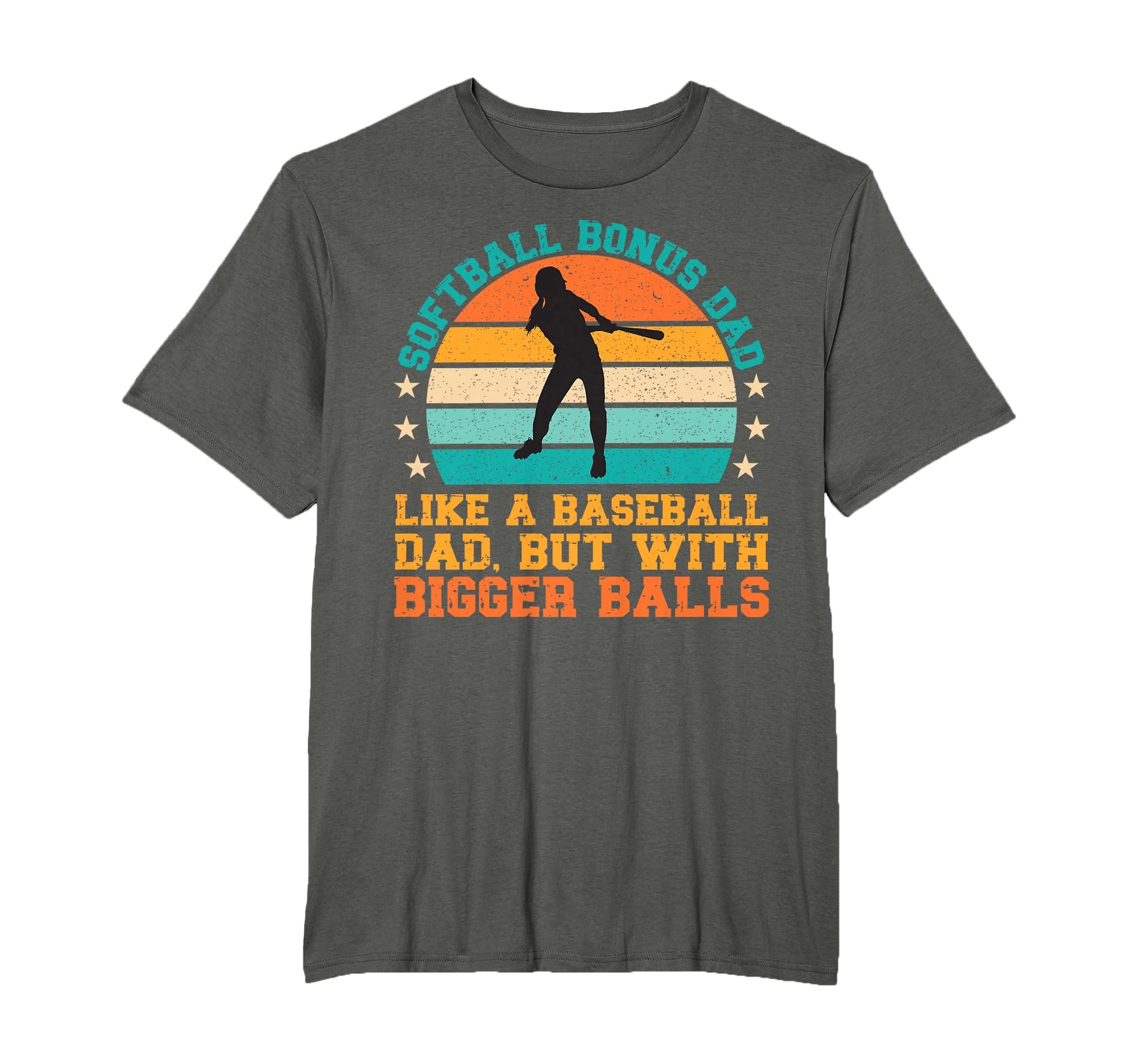 Funny Softball Bonus Dad Softball T-Shirt - Aesthetic Graphic Unisex - T-Shirt, Sweatshirt, Hoodie
