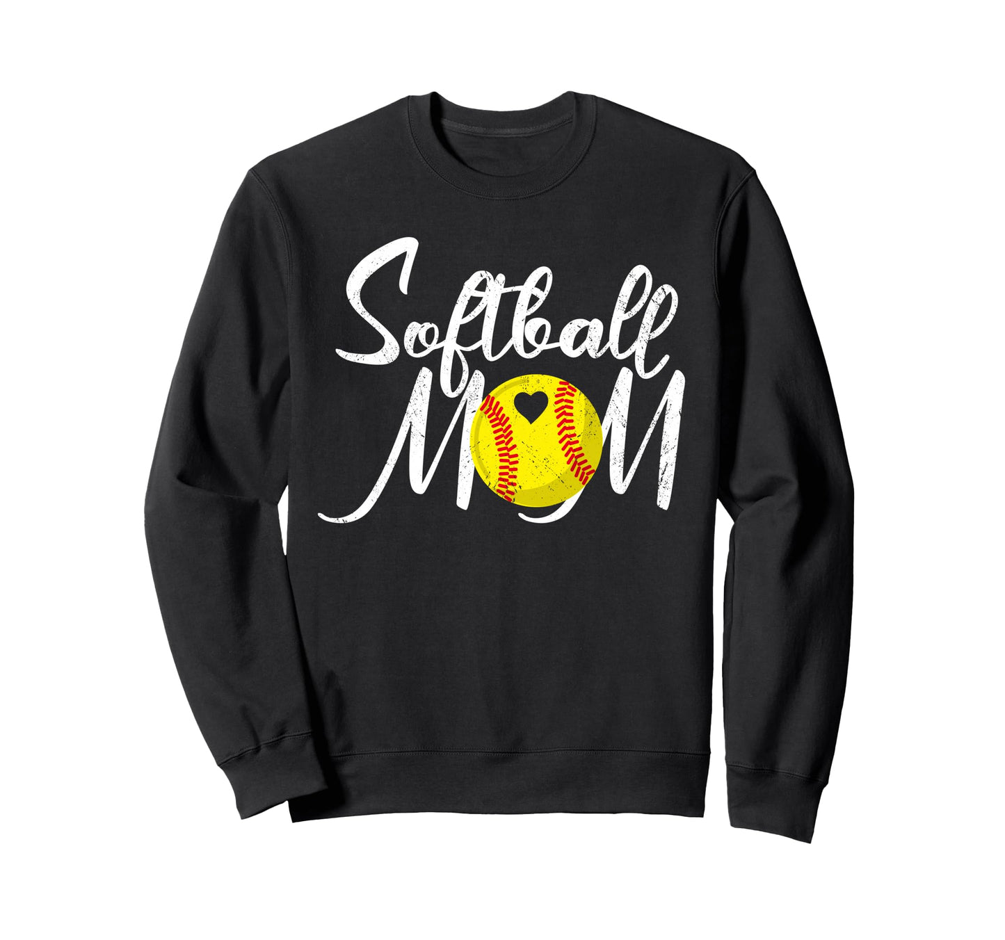 Softball Mom Mama Mothers Day Sweatshirt - Graphic Print Unisex - T-Shirt, Sweatshirt, Hoodie