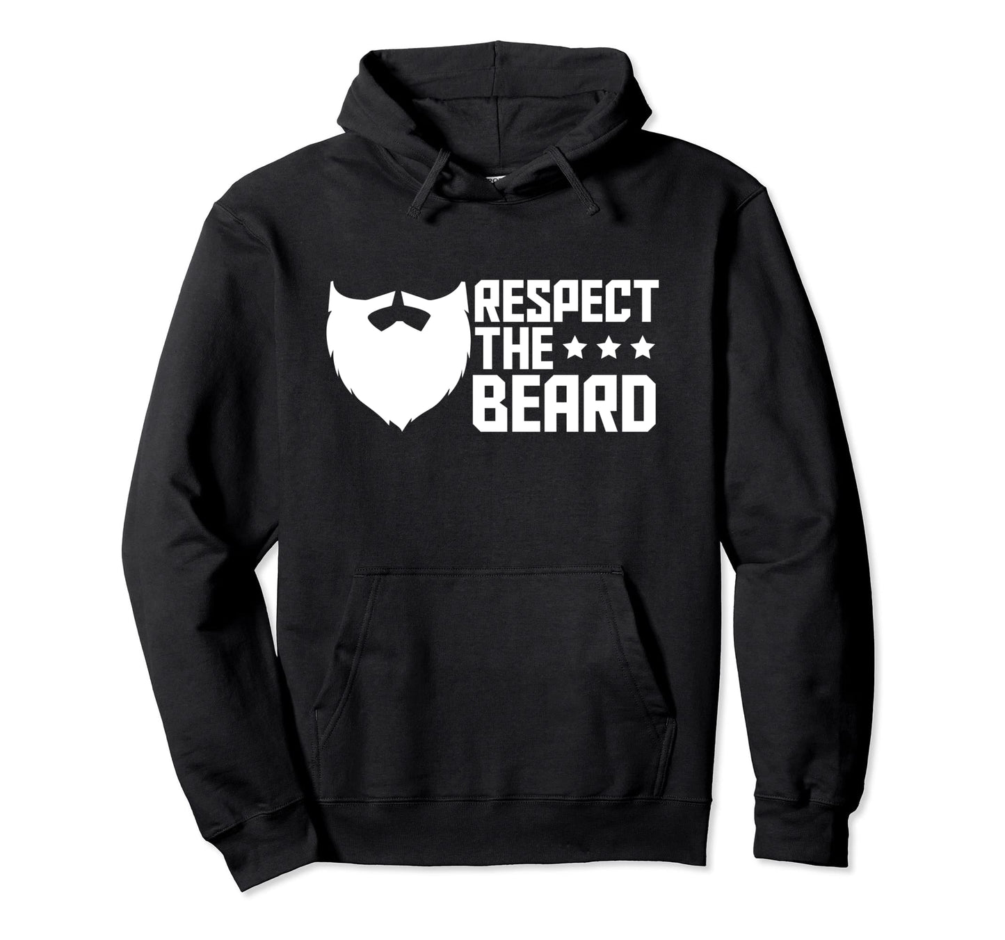 Respect Beard Hoodie - Minimalist Print Unisex - T-Shirt, Sweatshirt, Hoodie