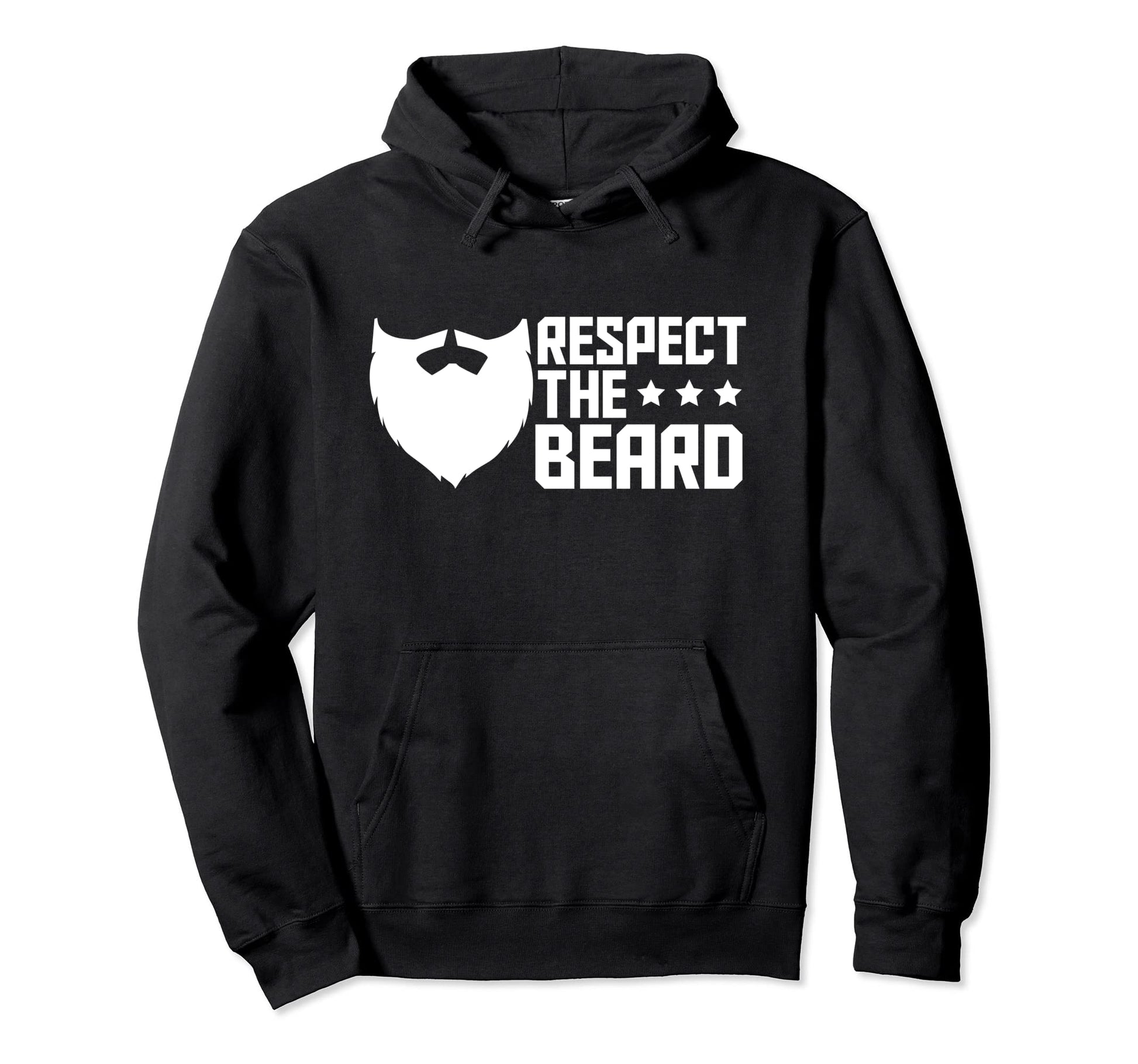 Respect Beard Hoodie - Minimalist Print Unisex - T-Shirt, Sweatshirt, Hoodie