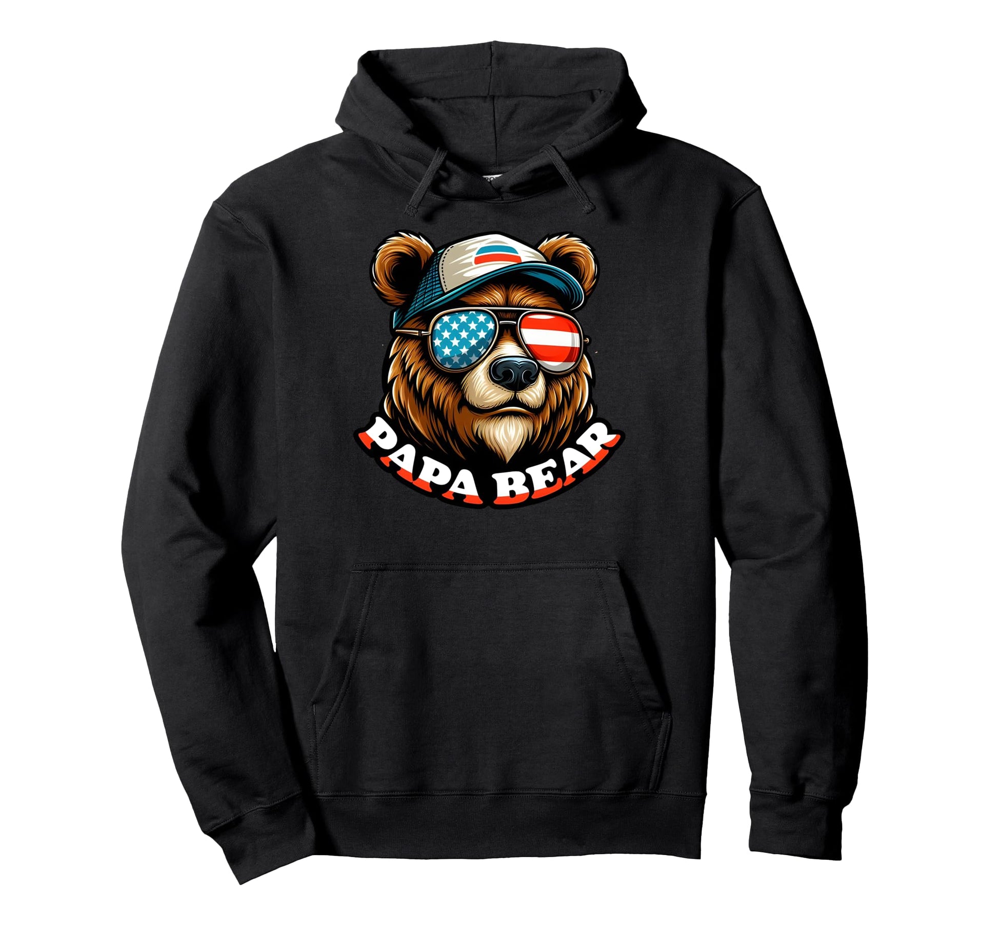 Papa Bear Gifts Funny Birthday Fun Hoodie - Casual Everyday Wear Men Women - T-Shirt, Sweatshirt, Hoodie