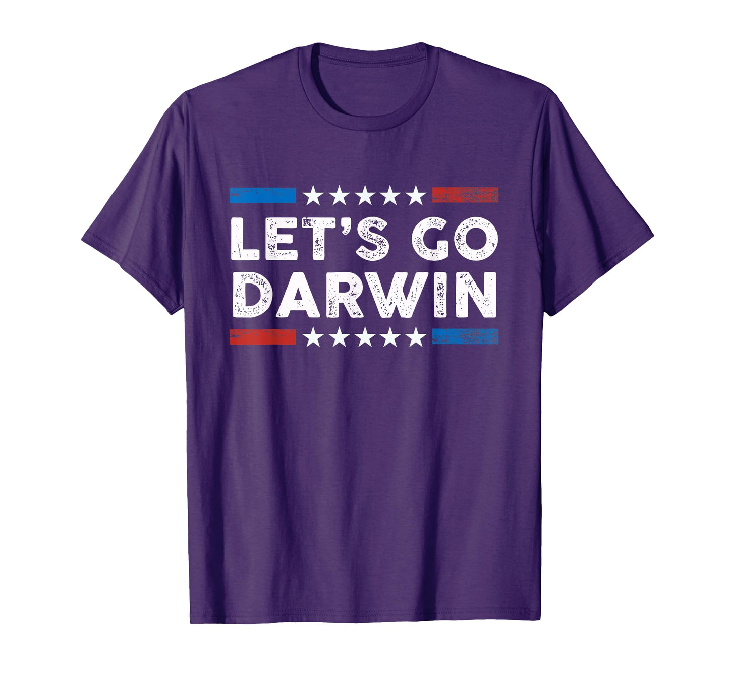 Lets Go Darwin Us Flag T-Shirt - Fun Novelty Design for Adults - T-Shirt, Sweatshirt, Hoodie