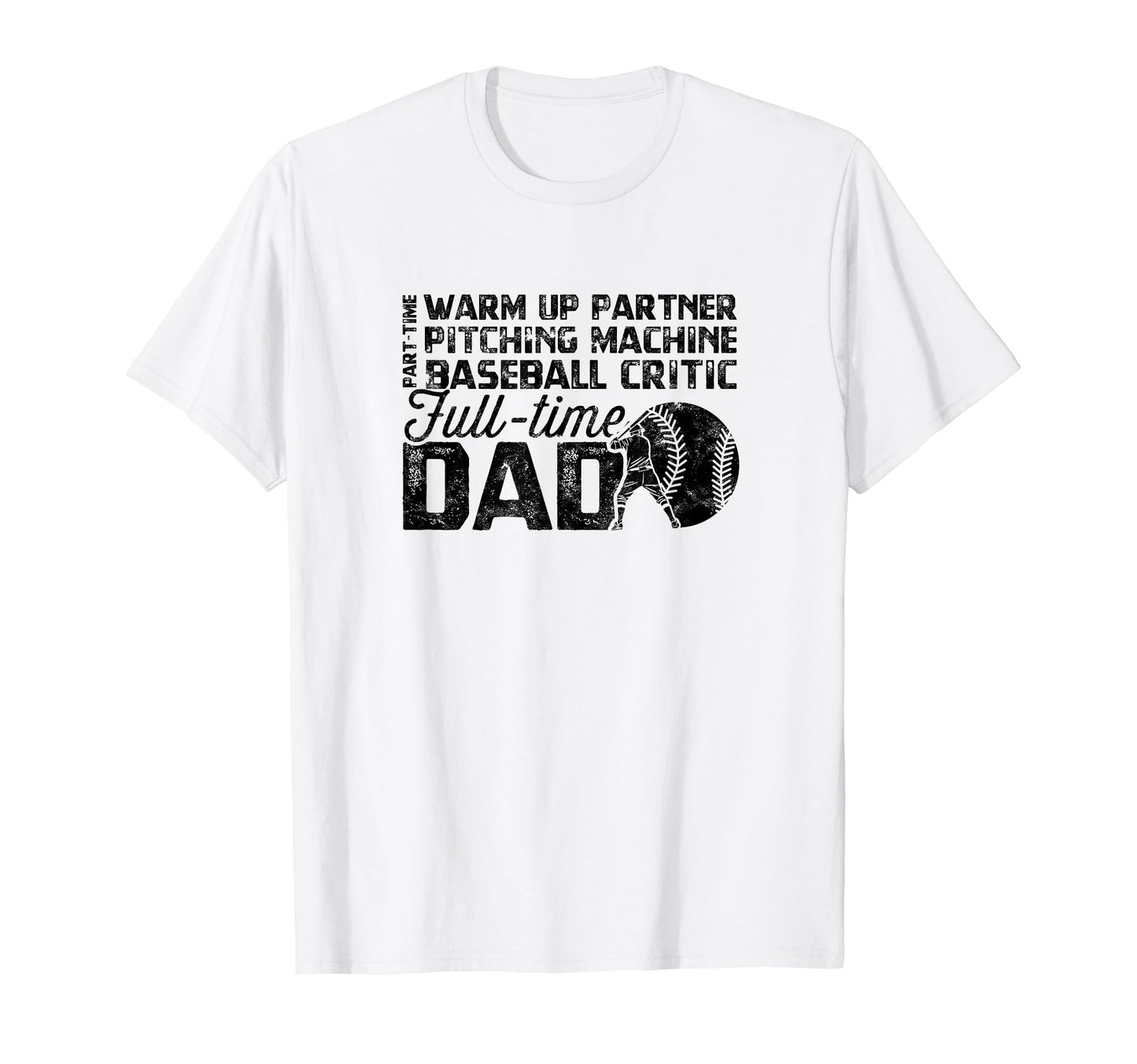 Partime Warm Up Partner Baseball T-Shirt - Fun Novelty Design for Adults - T-Shirt, Sweatshirt, Hoodie