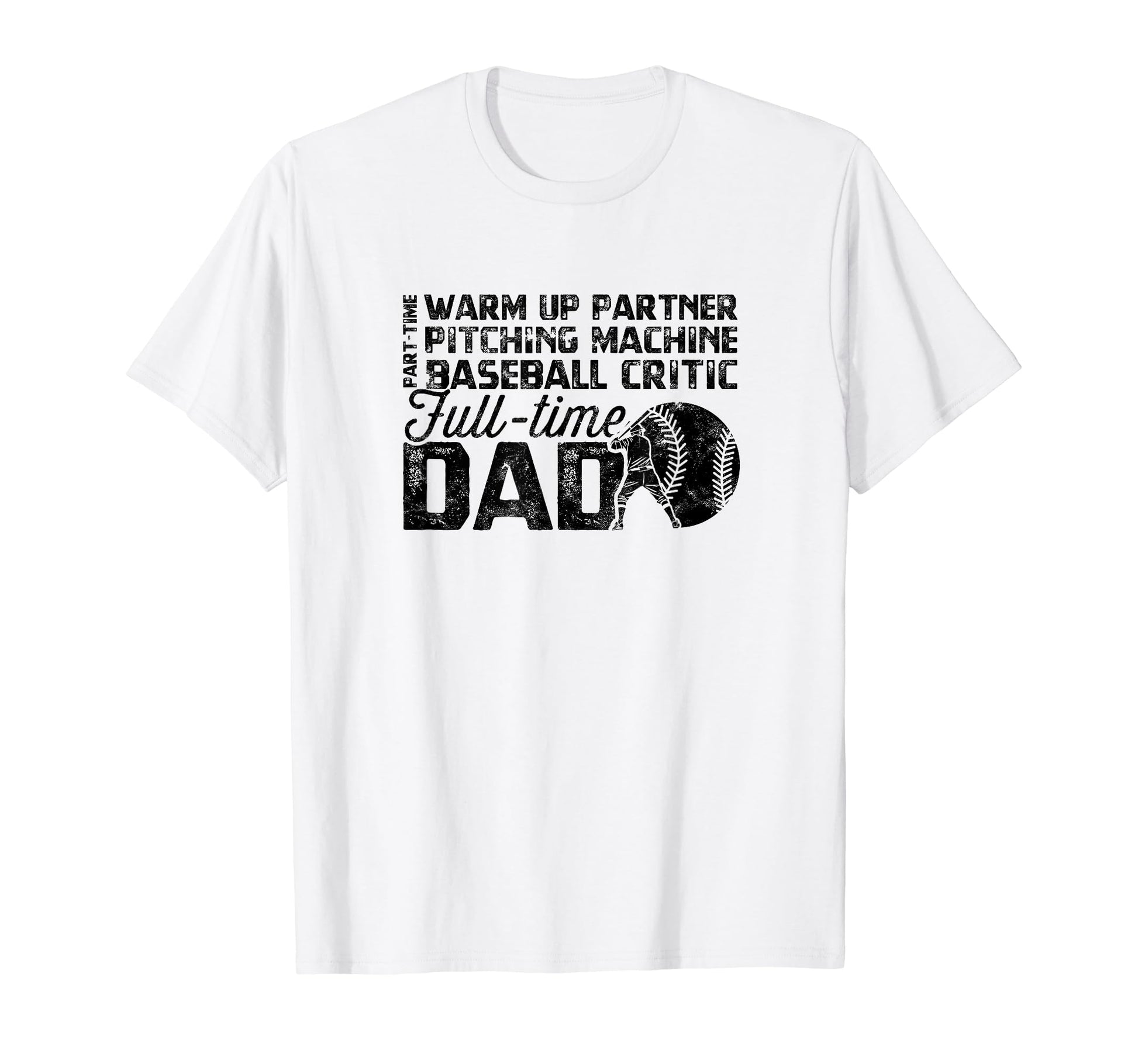 Partime Warm Up Partner Baseball T-Shirt - Fun Novelty Design for Adults - T-Shirt, Sweatshirt, Hoodie