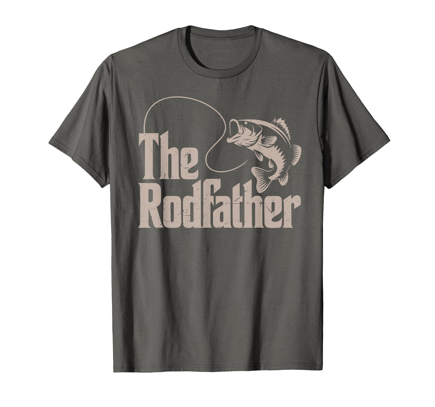 Rodfather Funny Bass Fish Dad Fishing T-Shirt - Fun Novelty Design Unisex - T-Shirt, Sweatshirt, Hoodie