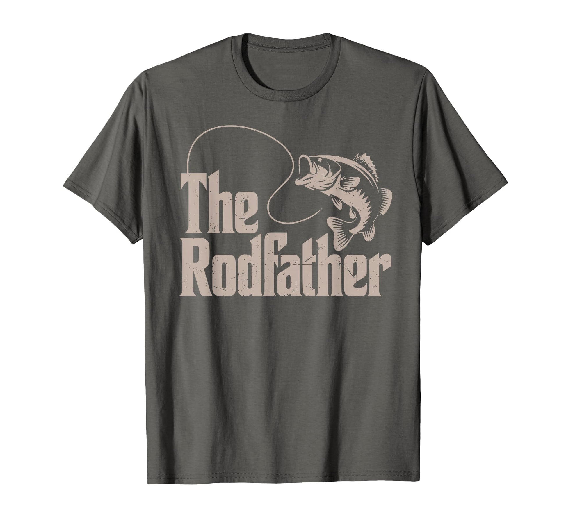 Rodfather Funny Bass Fish Dad Fishing T-Shirt - Fun Novelty Design Unisex - T-Shirt, Sweatshirt, Hoodie